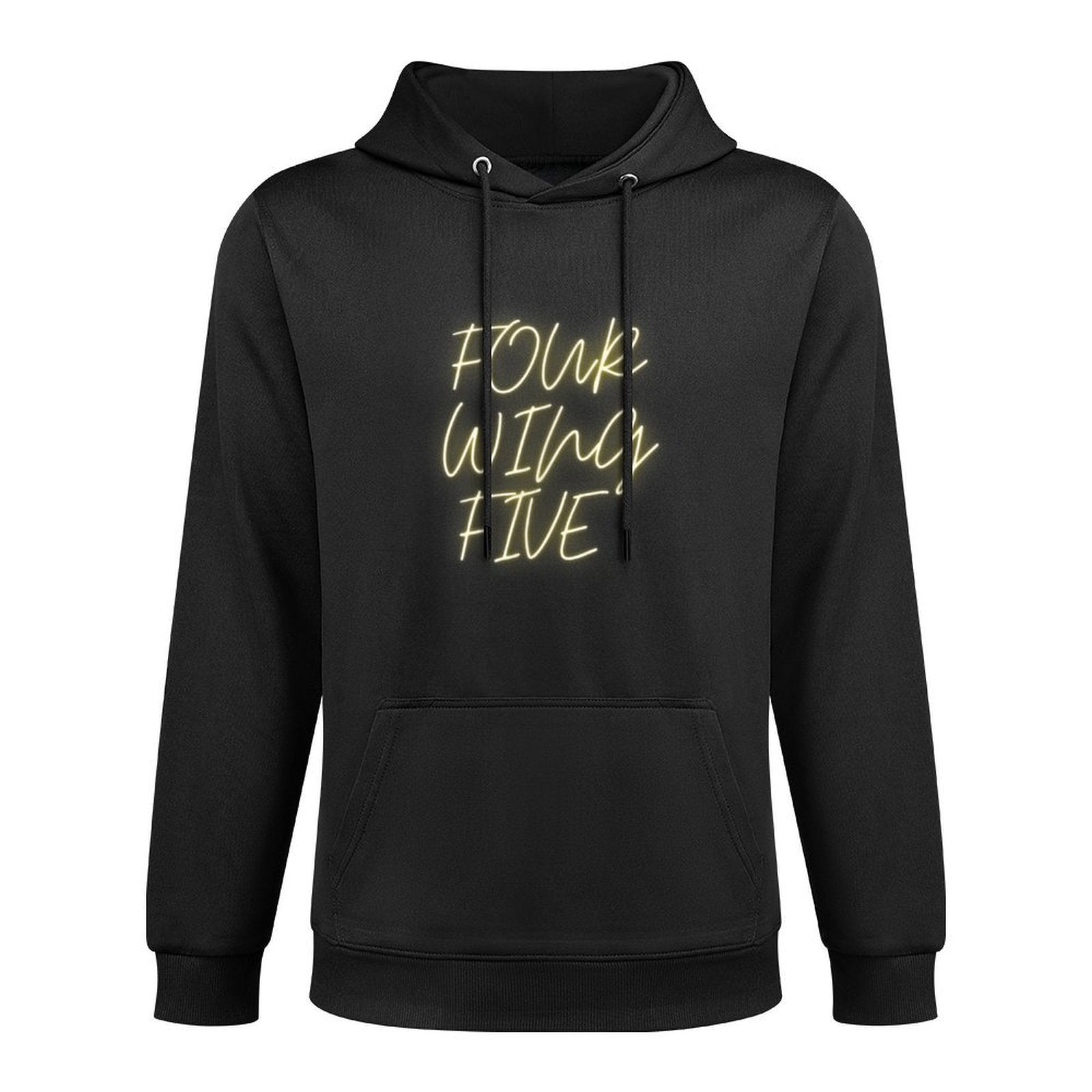 Enneagram 4w5 Type 4 Wing 5 Individualist Sparkle Script Easy Care Hoodie