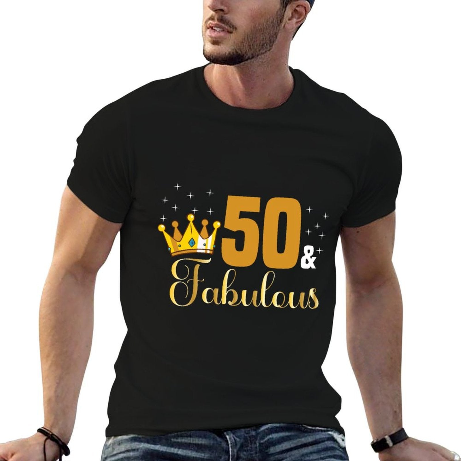 50 & Fabulous - 1972 50th Birthday 50 Years Old  Durable T-Shirt