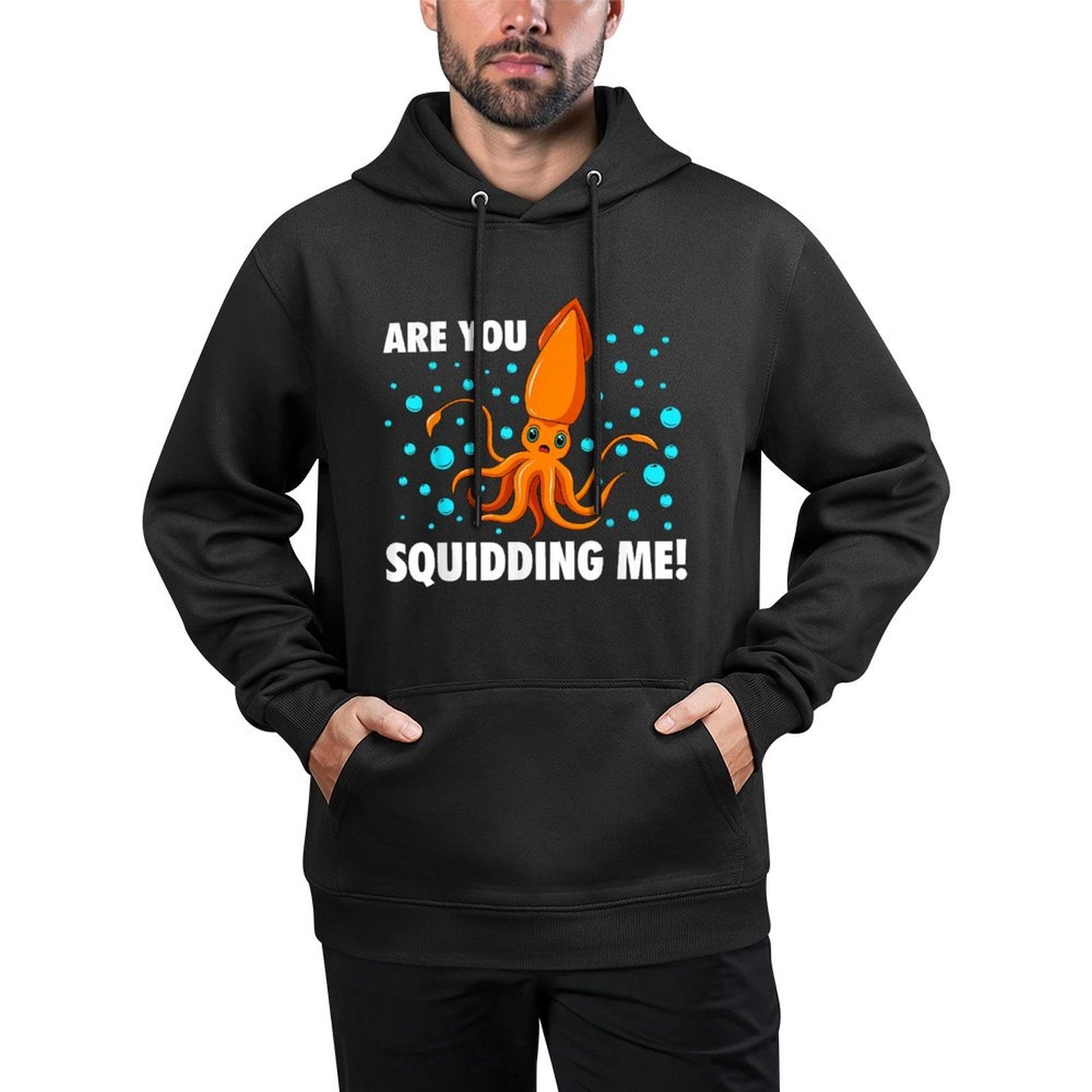 Cool Squid For Men Women Kids Zoologist Octopus Fish Animal Relaxed Fit Hoodie