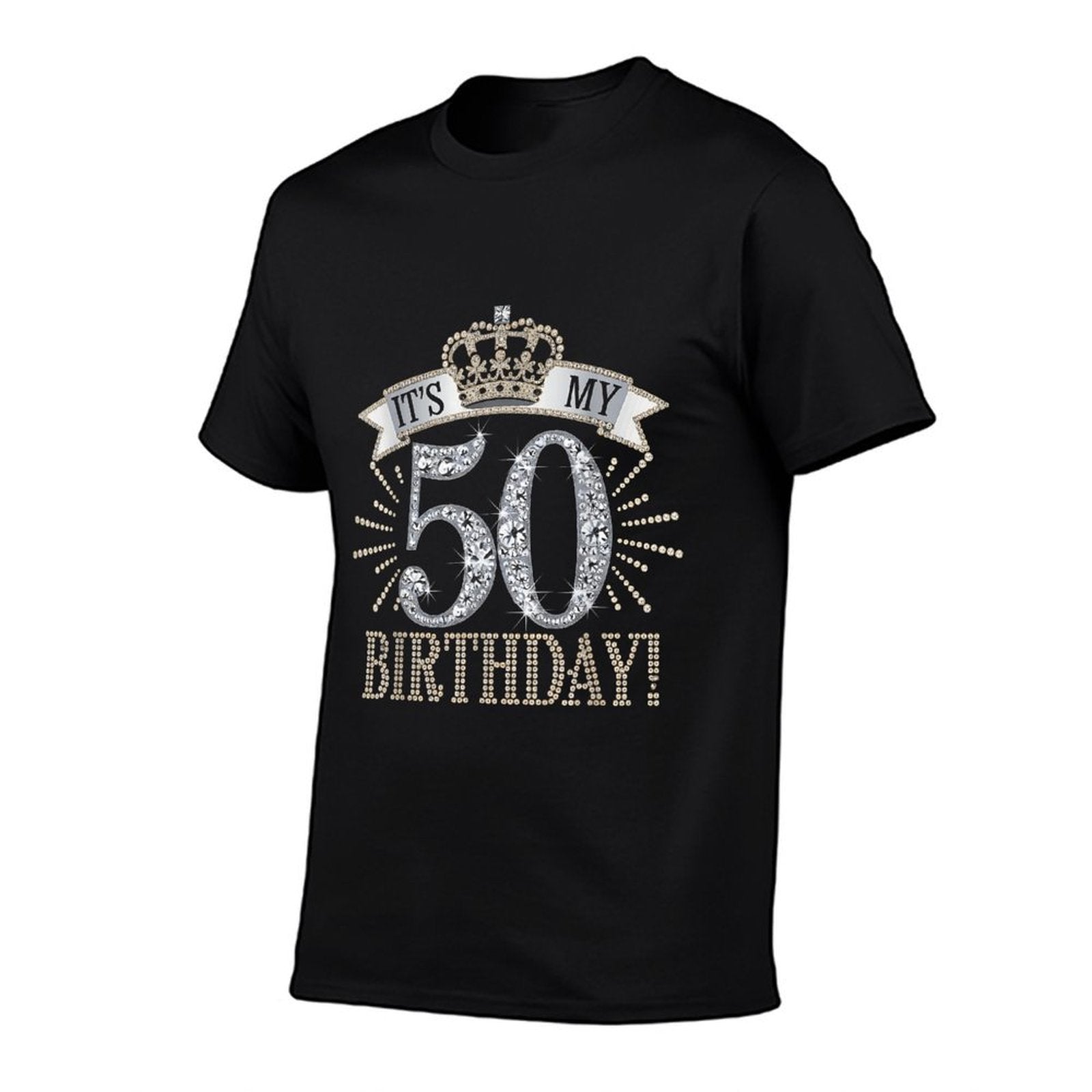50th Birthday Decorations for Women And Men, Fabulous Fifty  Polyester Blend T-Shirt