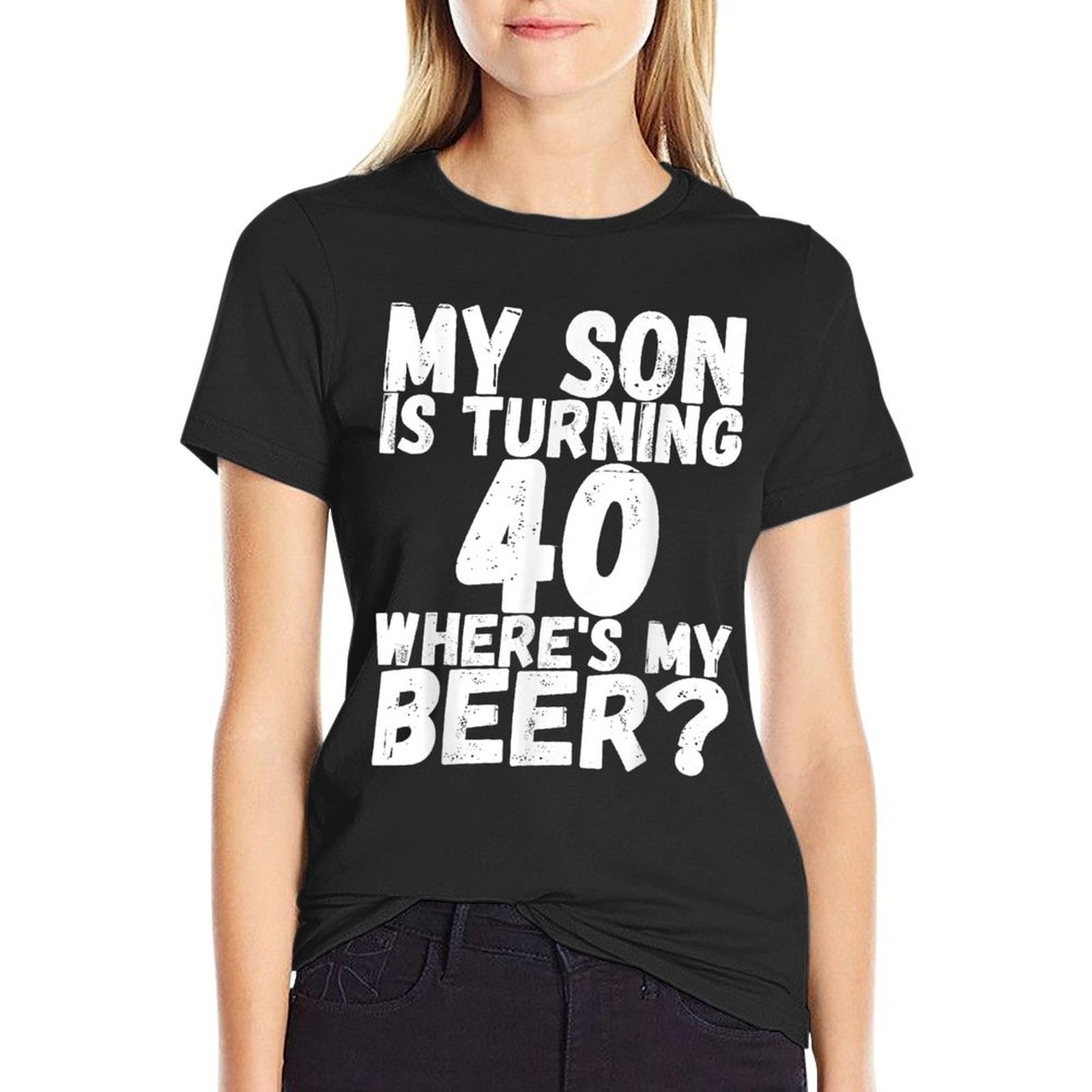 40th Birthday Dad Mom 40 Year Old Son Gift Family Squad  Tagless Design T-Shirt