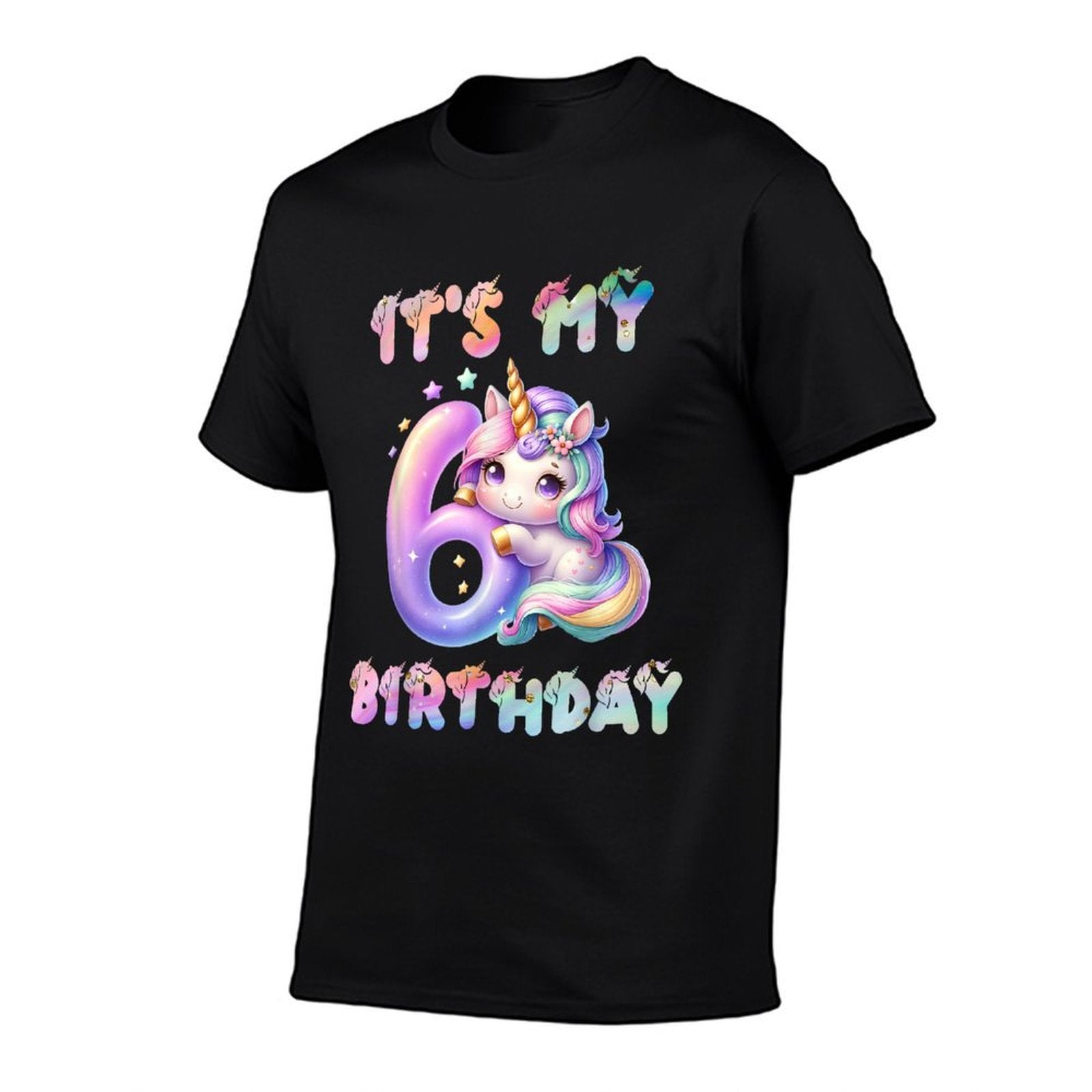 6 Year Old Unicorn Gifts For Girls 6th Birthday Girl Party  Versatile T-Shirt