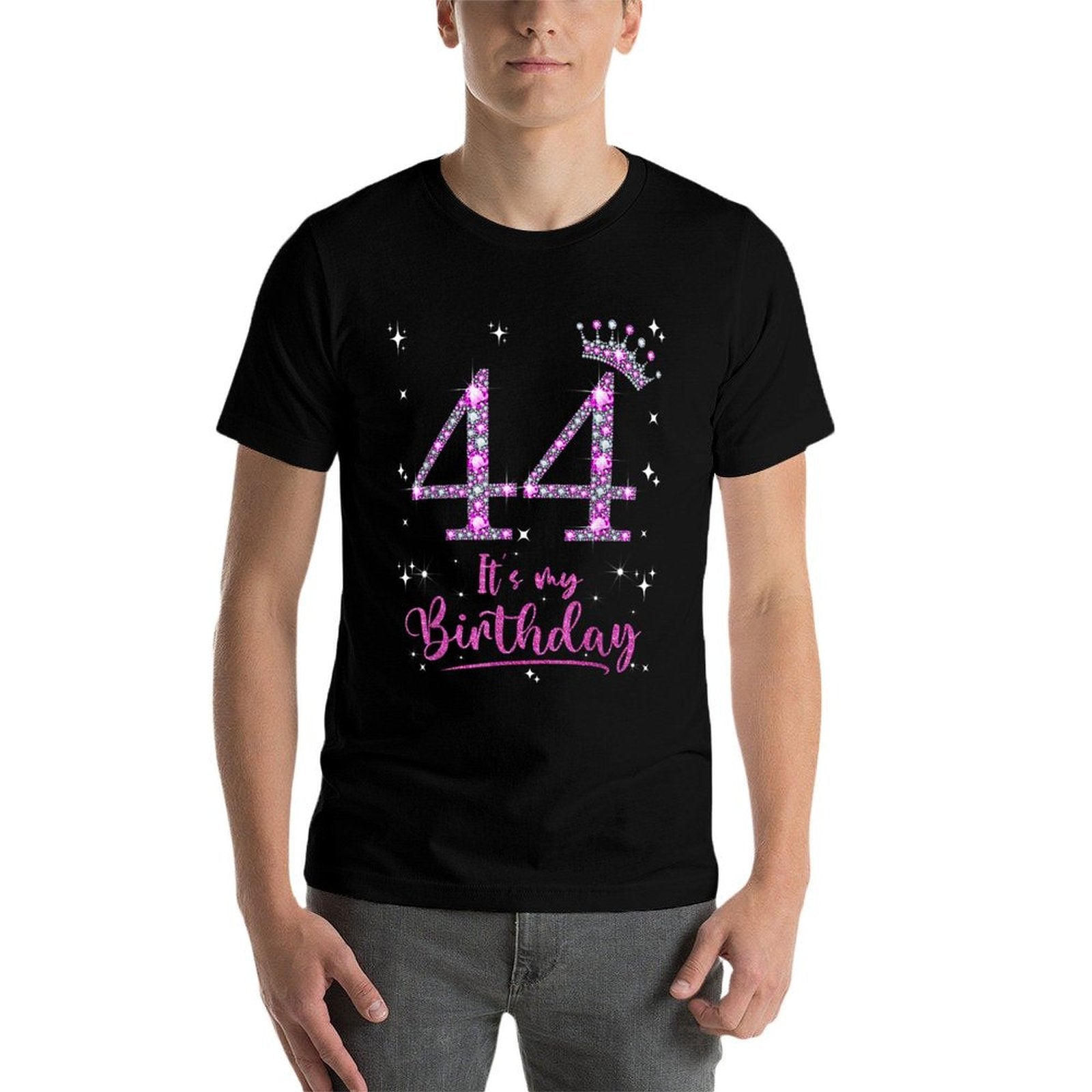 44 It's My Birthday 44 Years Old 44th Birthday Women Gift  Summer-ready Fabric T-Shirt