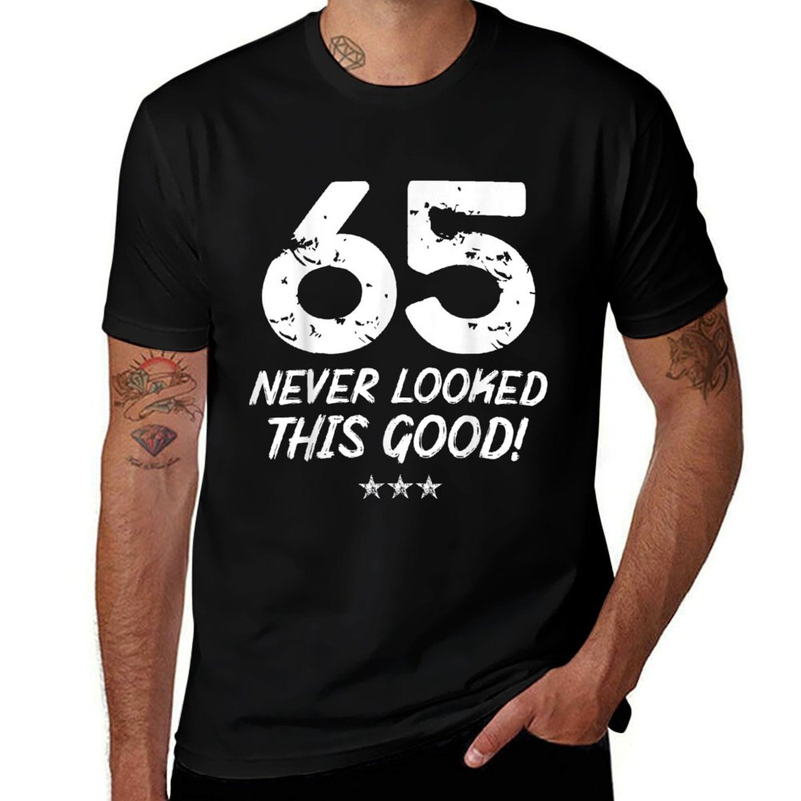 65 Year Old Never Looked So Good Birthday 65th Birthday  Stretchy T-Shirt