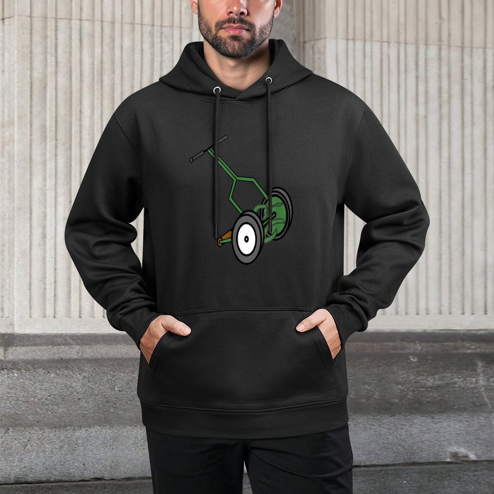Lawn Mower T-shirt Landscape Job Mowing Business Dad Moisture-Wicking Hoodie