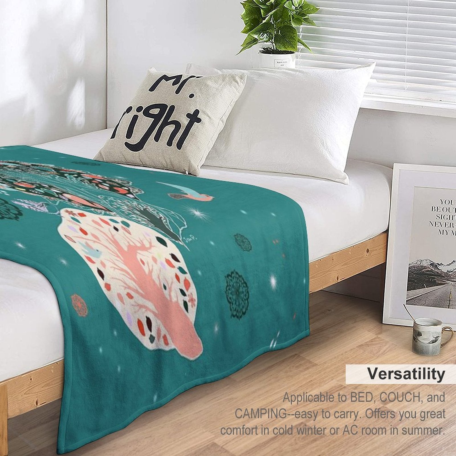 Lovely Forest Gift-ready Throw Blanket