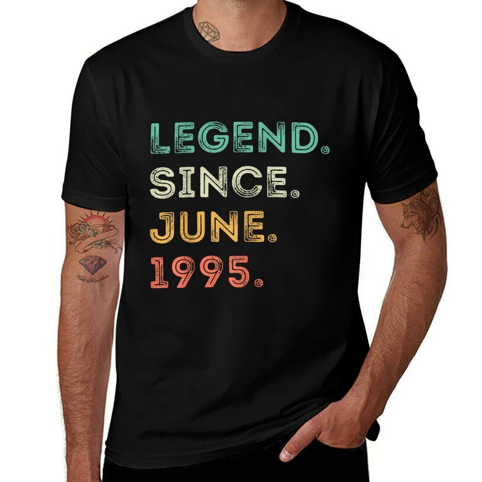 30 Years Old Legend Since June 1995 30th Birthday  Stretchy T-Shirt