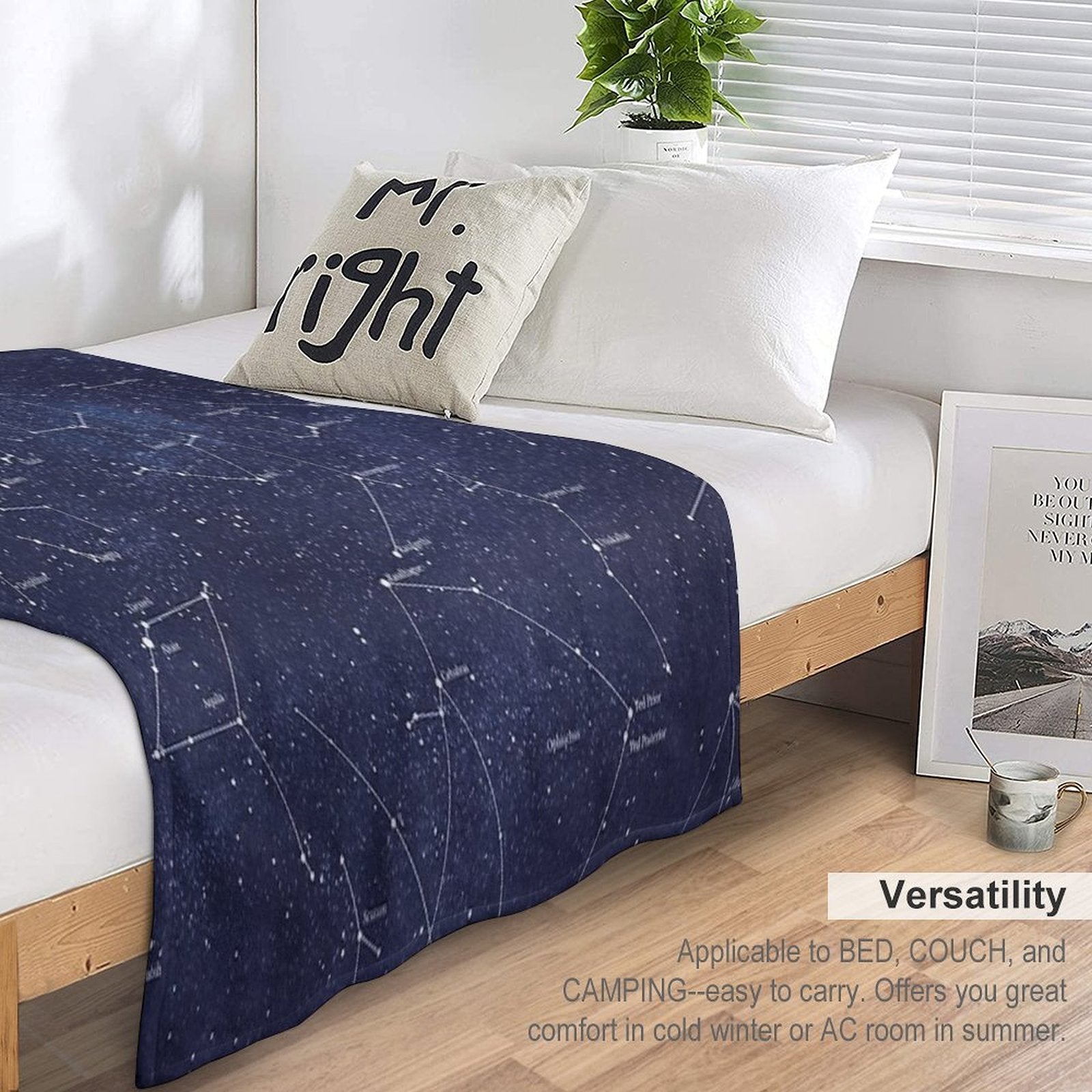 Constellations Plush Throw Blanket