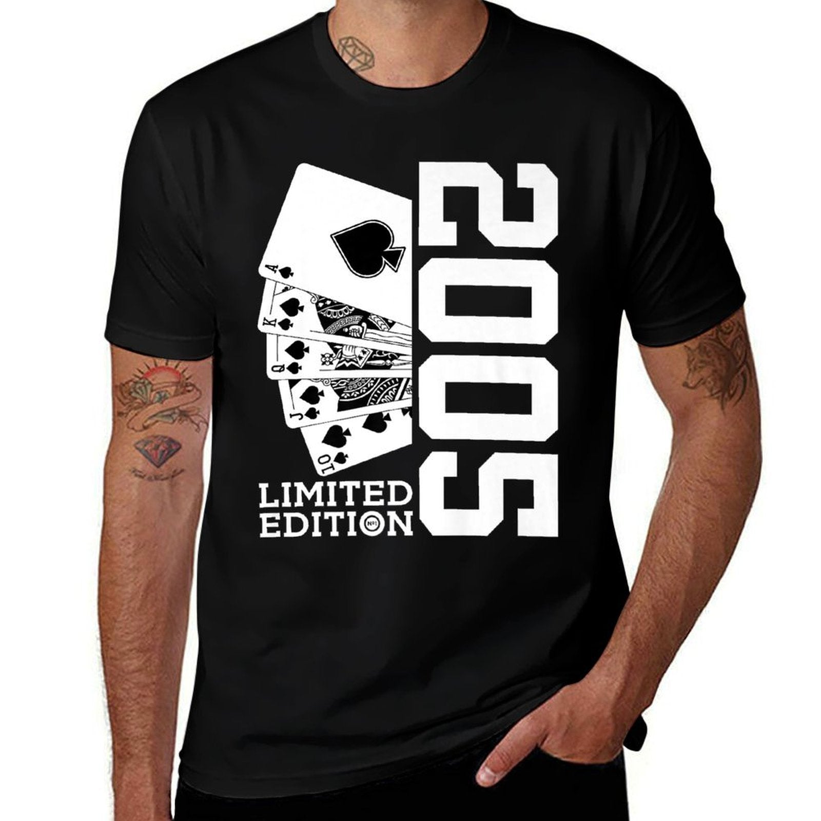 20th BIRTHDAY POKER LIMITED EDITION 2005 Premium  Lightweight T-Shirt
