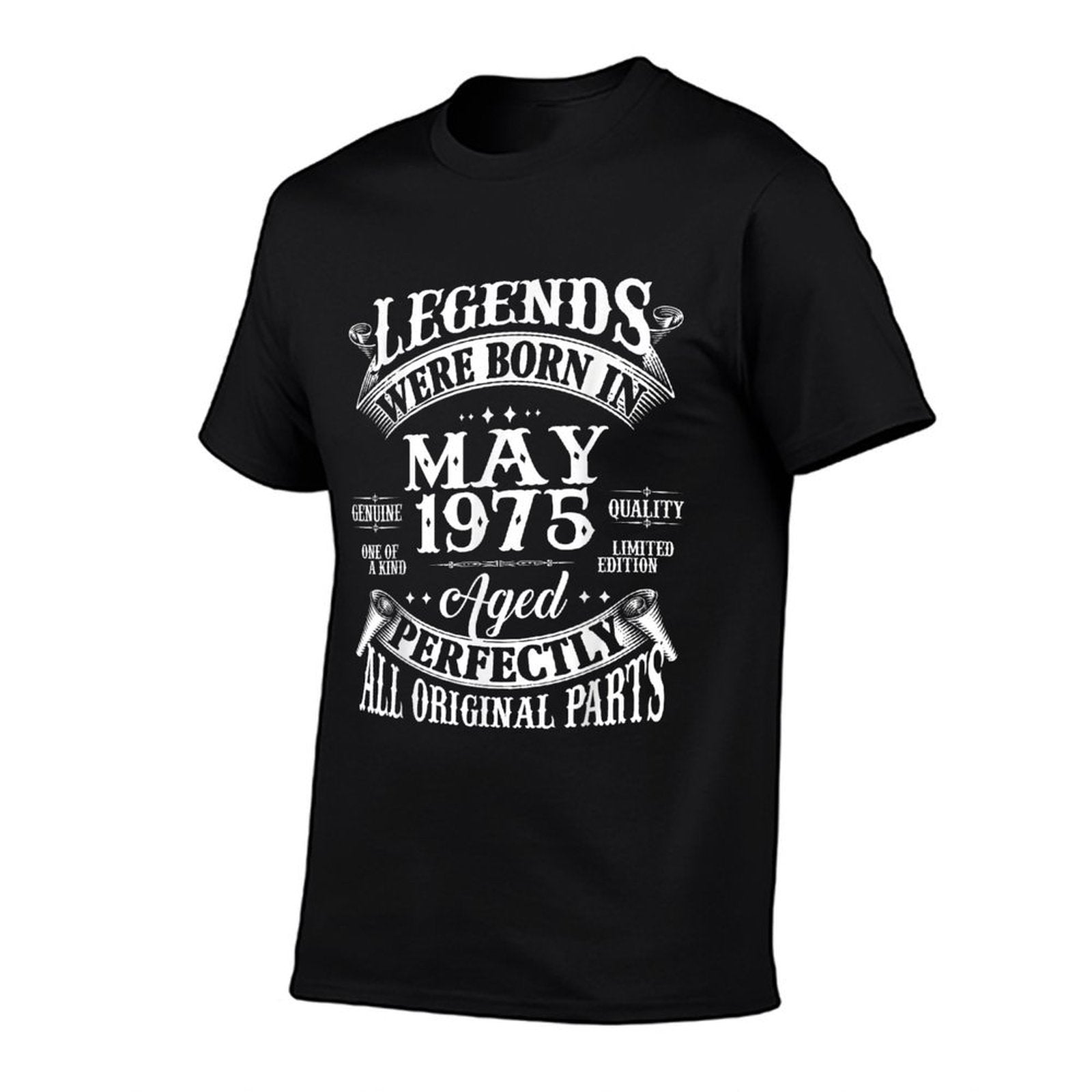50th Birthday Gift Legends Born In May 1975 50 Years Old  Durable T-Shirt
