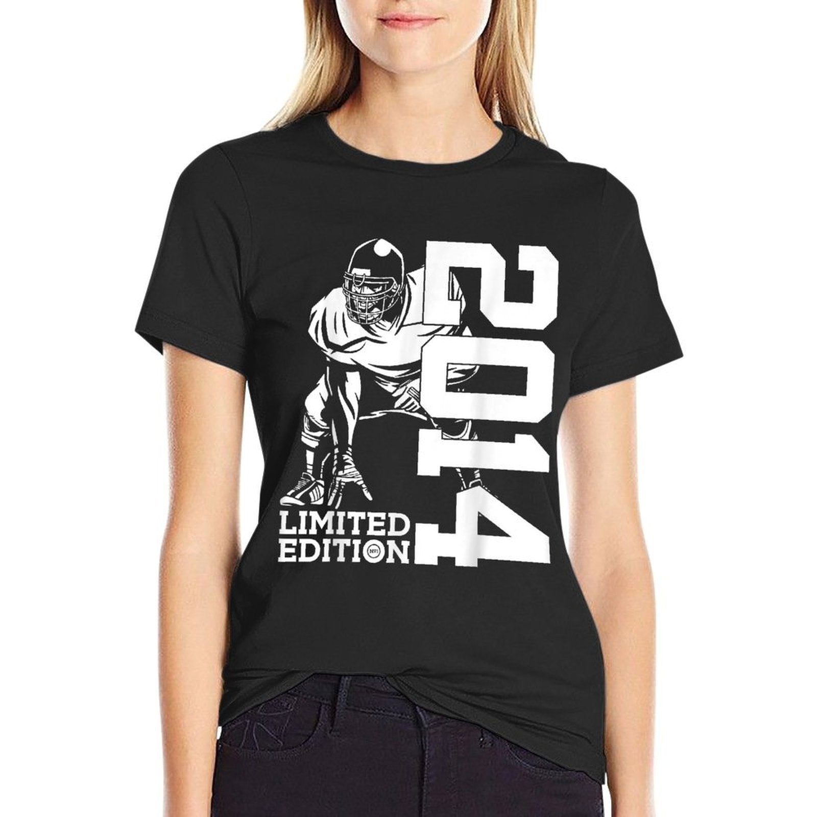 11th BIRTHDAY FOOTBALL LIMITED EDITION 2014 FOOTBALL  Oversized Silhouette T-Shirt