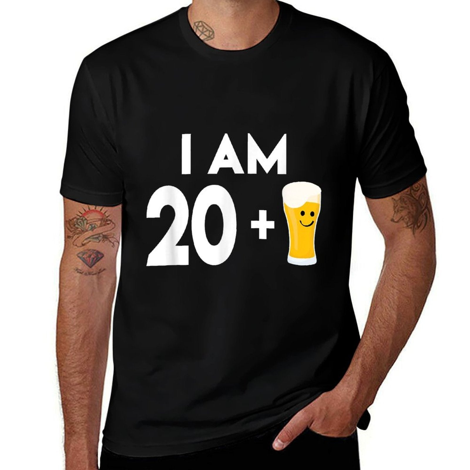 21st Birthday Beer 21 Years Old Alcohol Gift  Graphic-printed T-Shirt