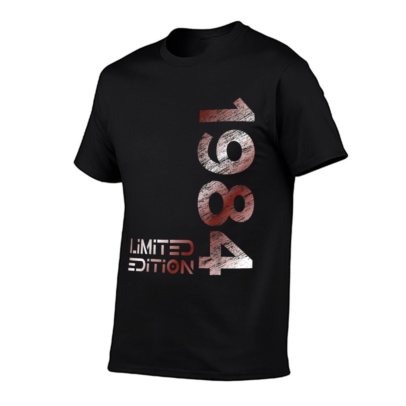 Limited Edition 1984 Man Woman 40th Birthday, Small, Black  Vintage-inspired T-Shirt