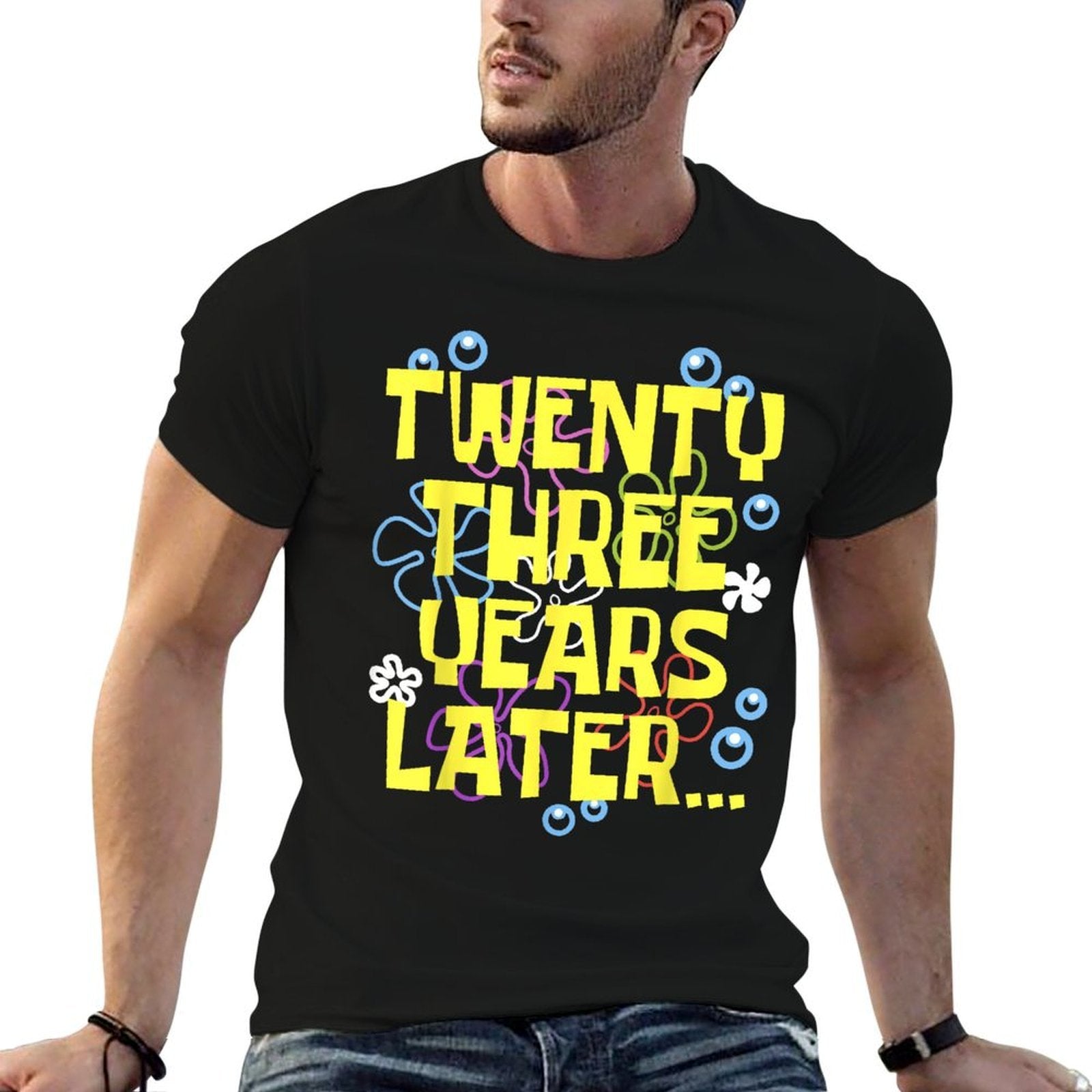 23 TWENTY THREE YEARS LATER 23 Year Old Birthday Gifts Bday  Fade-proof Color T-Shirt