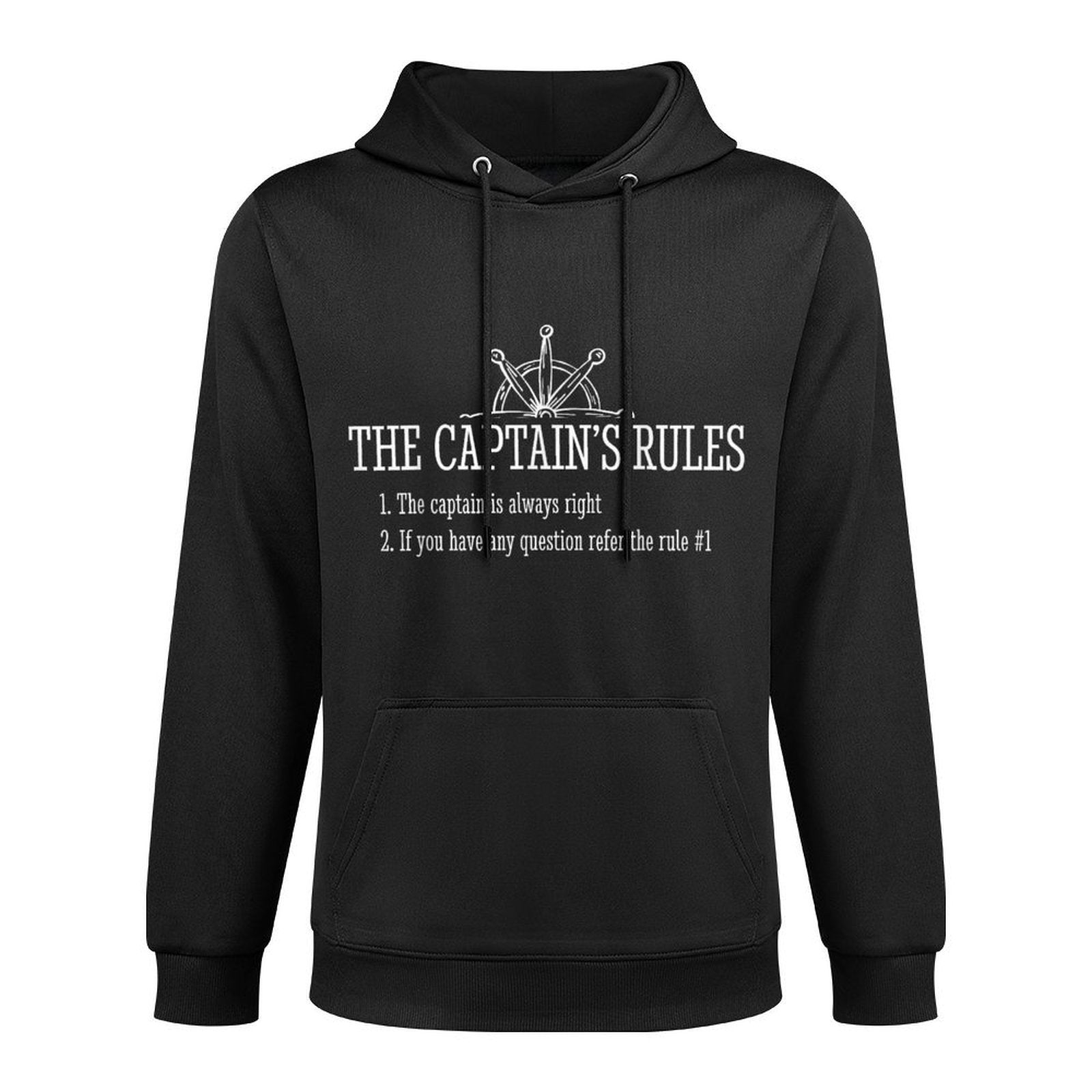 Boat Rules Funny Sayings Sailing Sail Boats Machine Washable Hoodie