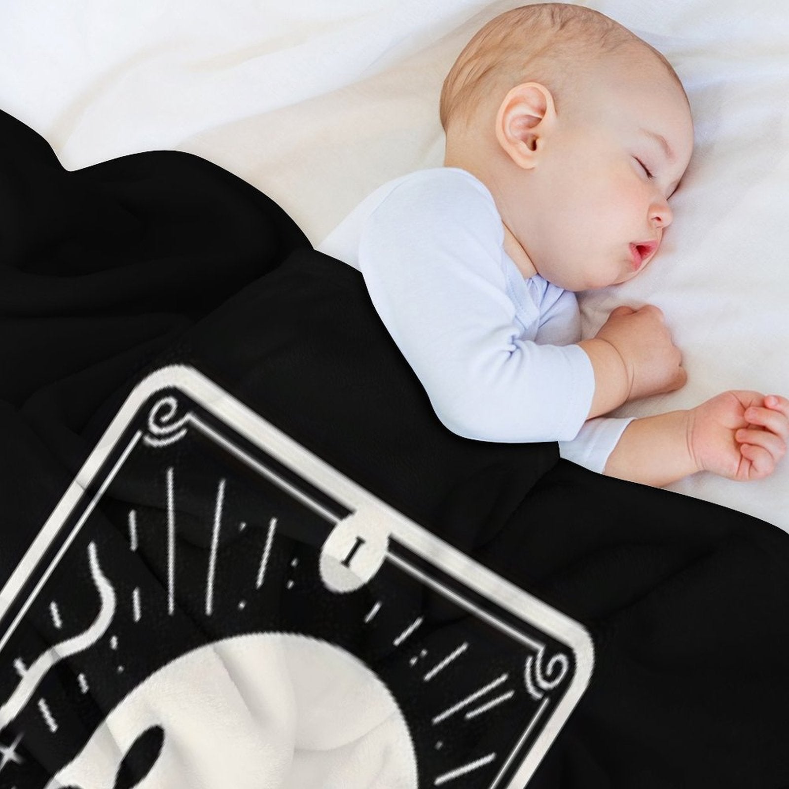 The Coffee Tarot Skul Sustainable Throw Blanket