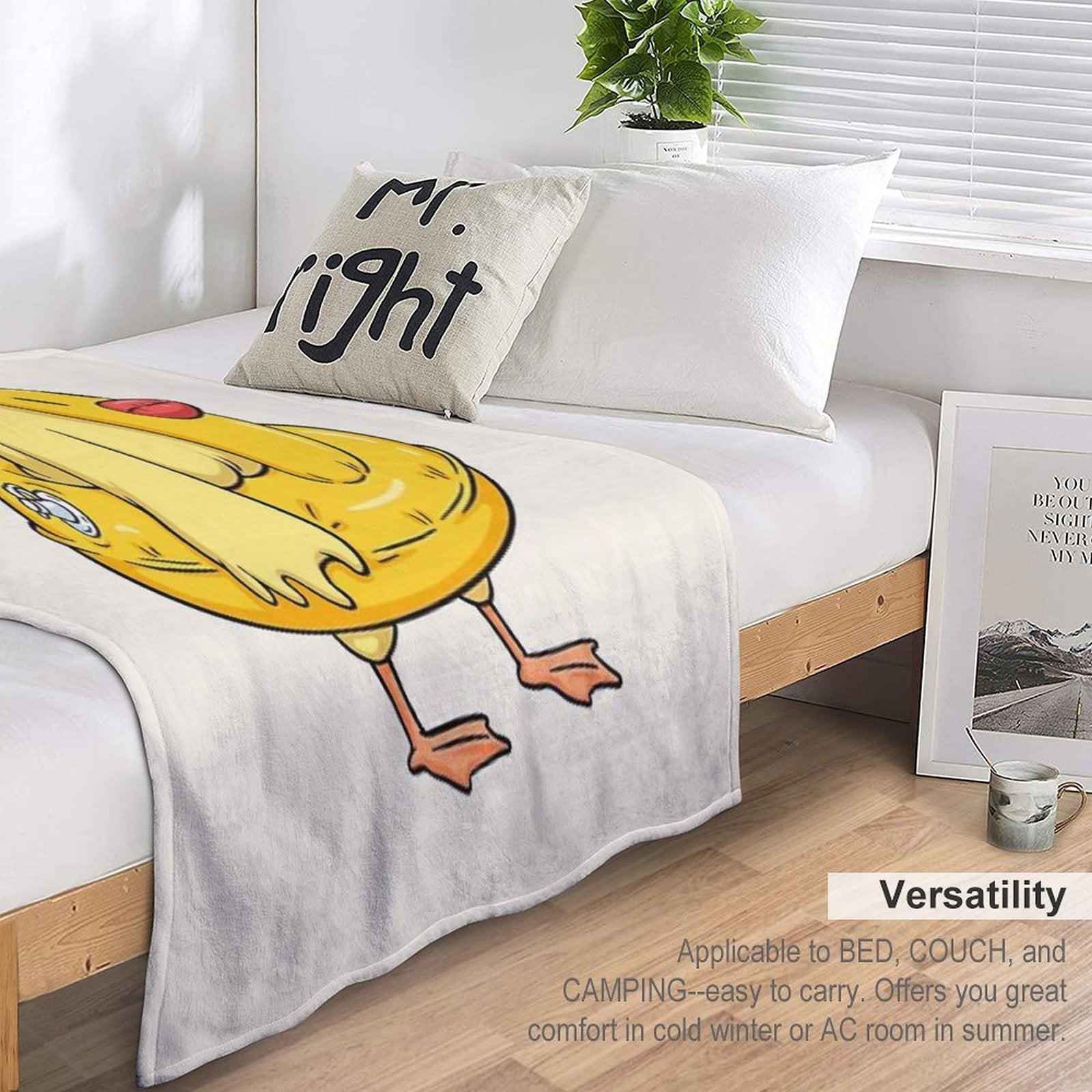 Double Duck Comfort Throw Blanket