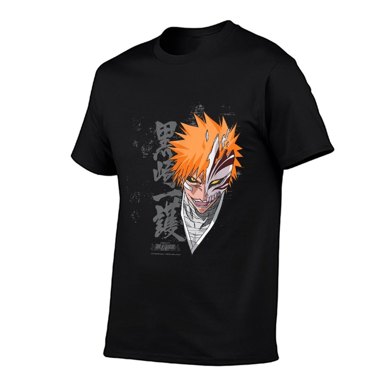 Bleach Ichigo Transform Splatter Pattern Anime  Durable T-Shirt