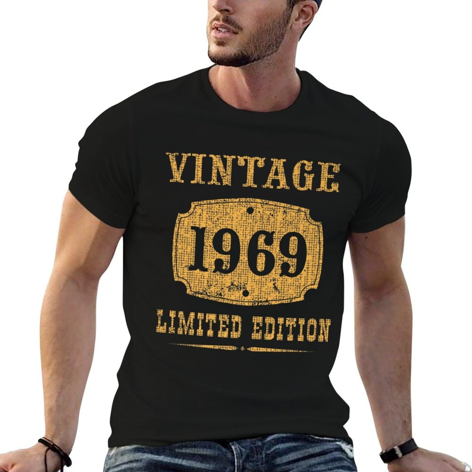 50 Years Old Boy Gifts 50th Birthday Gifts Vintage Graphic Premium  Breathable T-Shirt