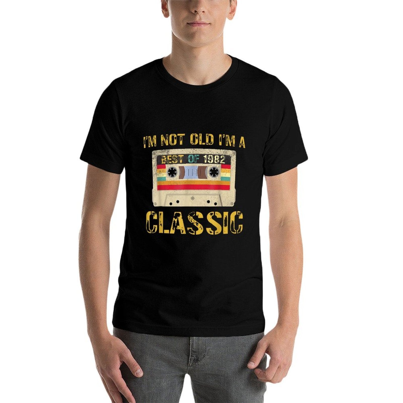 40 Birthday Decorations Men Best of 1982 BDay 40th Birthday  Relaxed-fit T-Shirt
