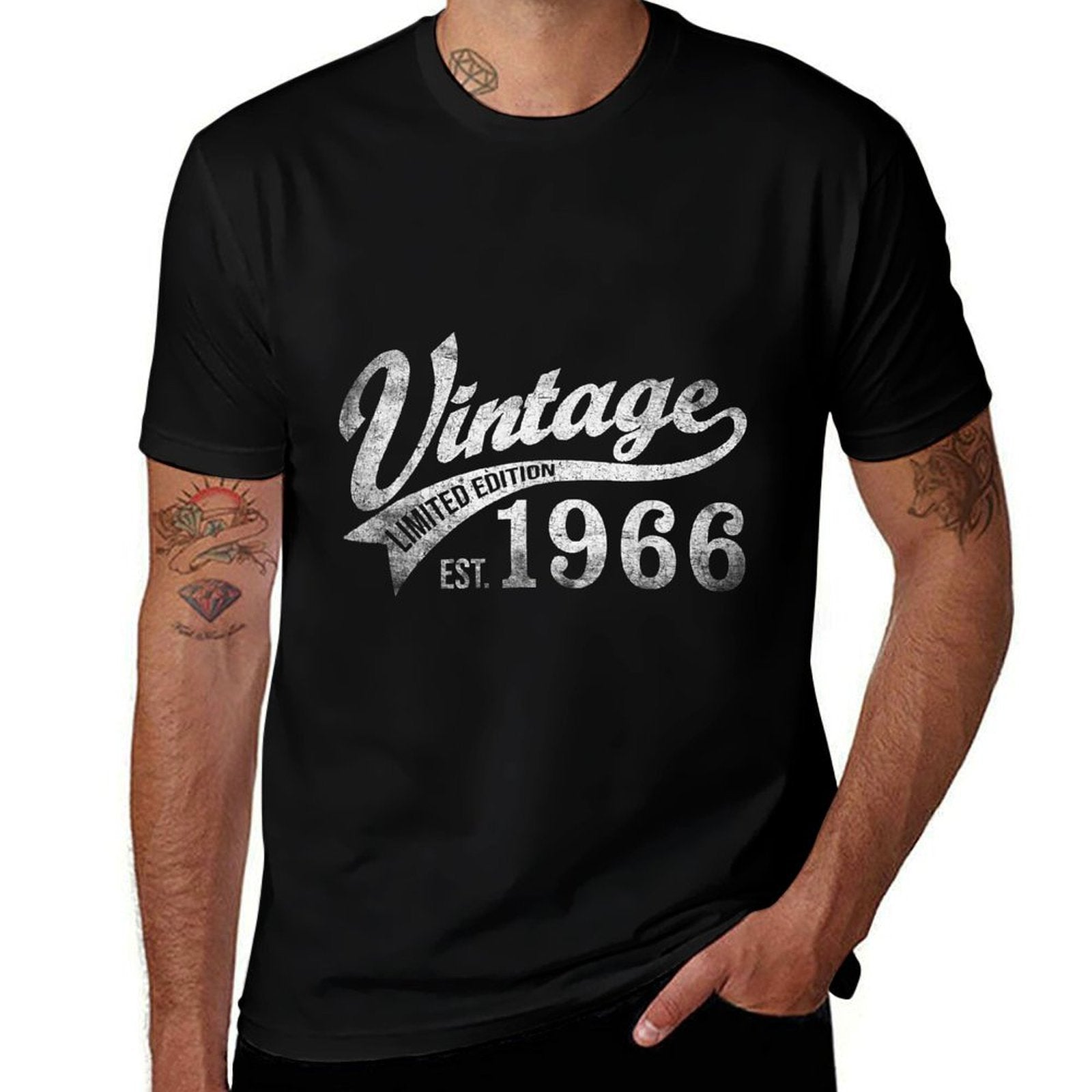 58 Year Old Gifts Vintage 1966 Limited Edition 58th Birthday  Polyester Blend T-Shirt