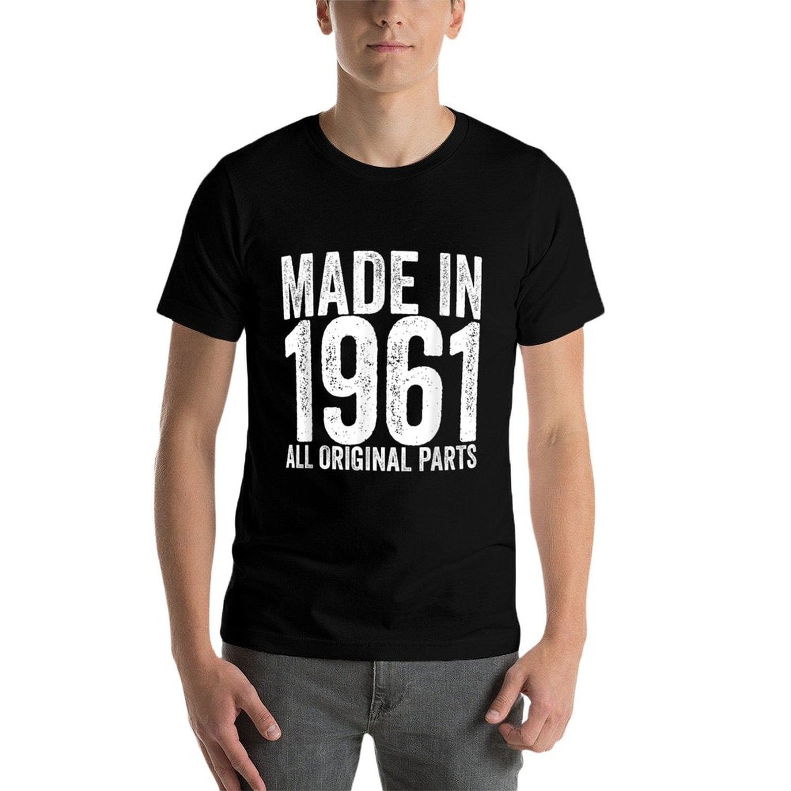 60 Years Old Made In 1961 Funny 60th Birthday  Moisture-wicking T-Shirt