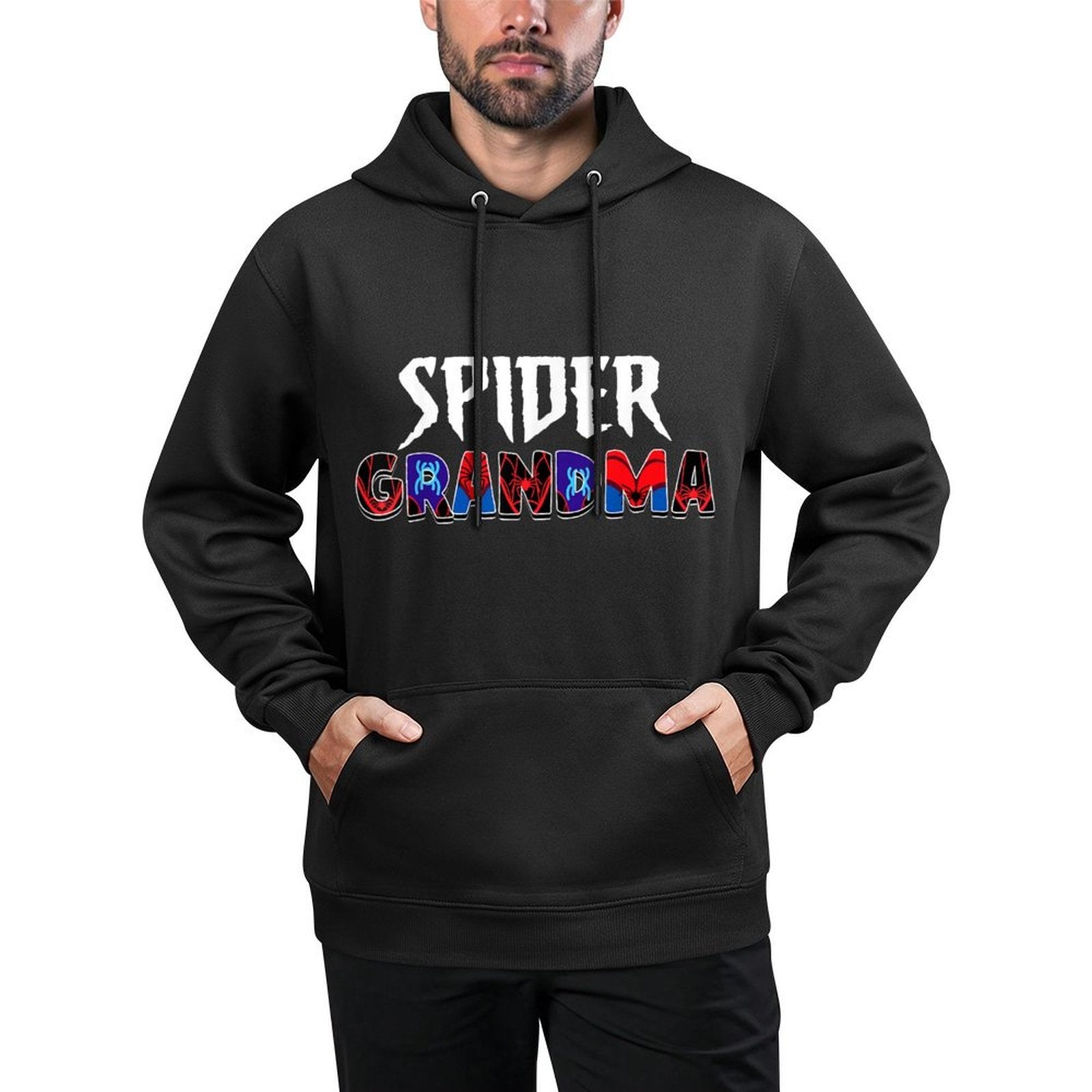 Birthday Party Spider Outfit Spider Grandma Women Shape Retention Hoodie