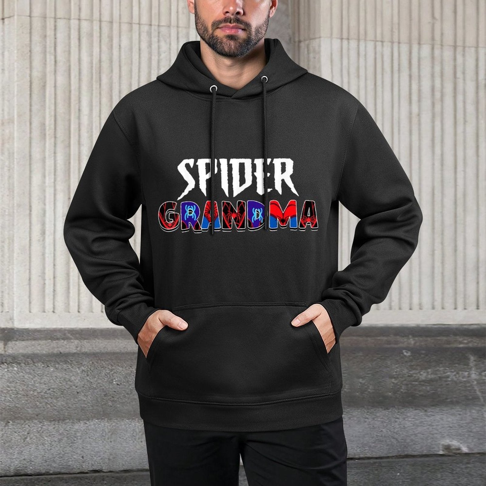 Birthday Party Spider Outfit Spider Grandma Women Shape Retention Hoodie