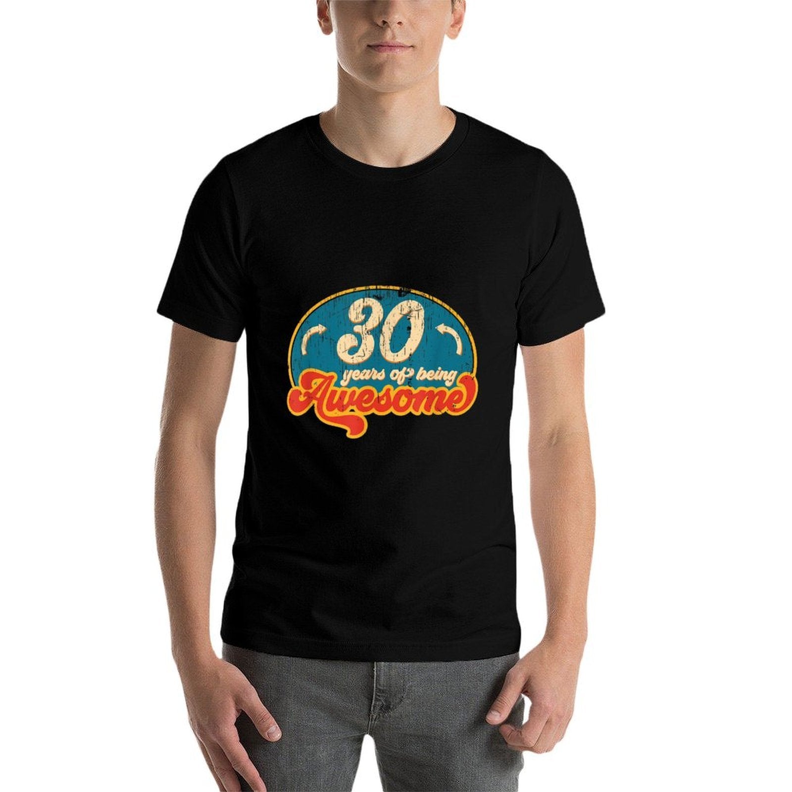 30 Year Old Gifts Retro Vintage 30th Birthday  Slim-fit Cut T-Shirt