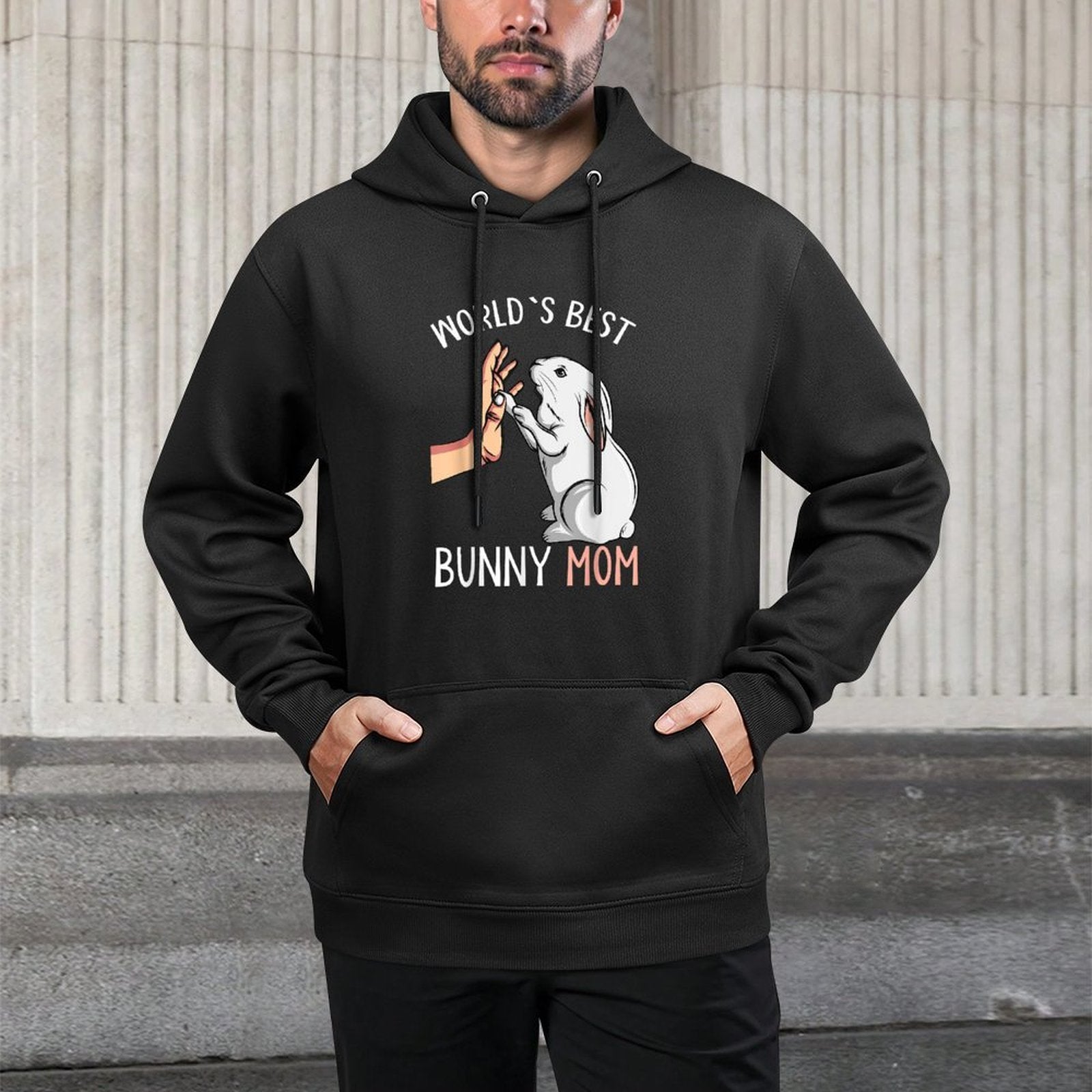 World´s Best Bunny Mom Rabbit Love Easter Girls Womens Relaxed Fit Hoodie