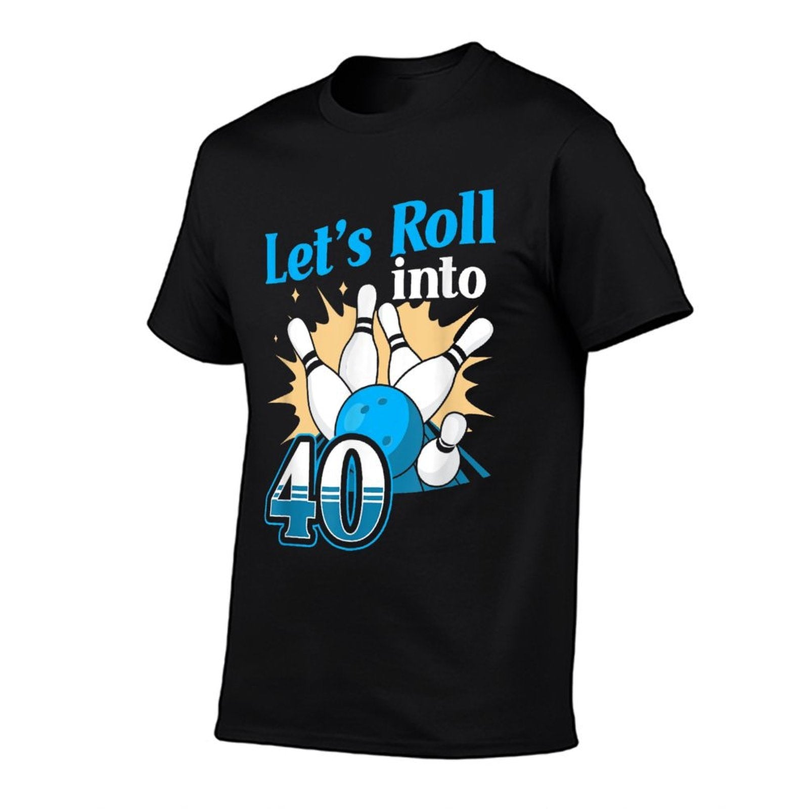 Rolling Into 40 Bowling 40th Birthday  Classic T-Shirt
