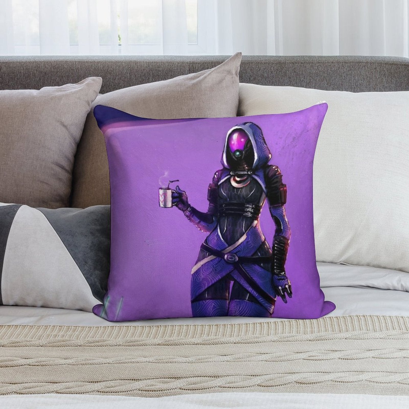 Good Morning, Commander Soft Multiple Sizes Throw Pillow