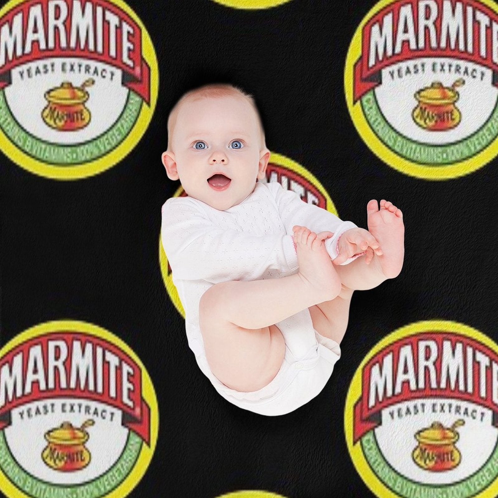 Marmite Logos Multi-functional Throw Blanket