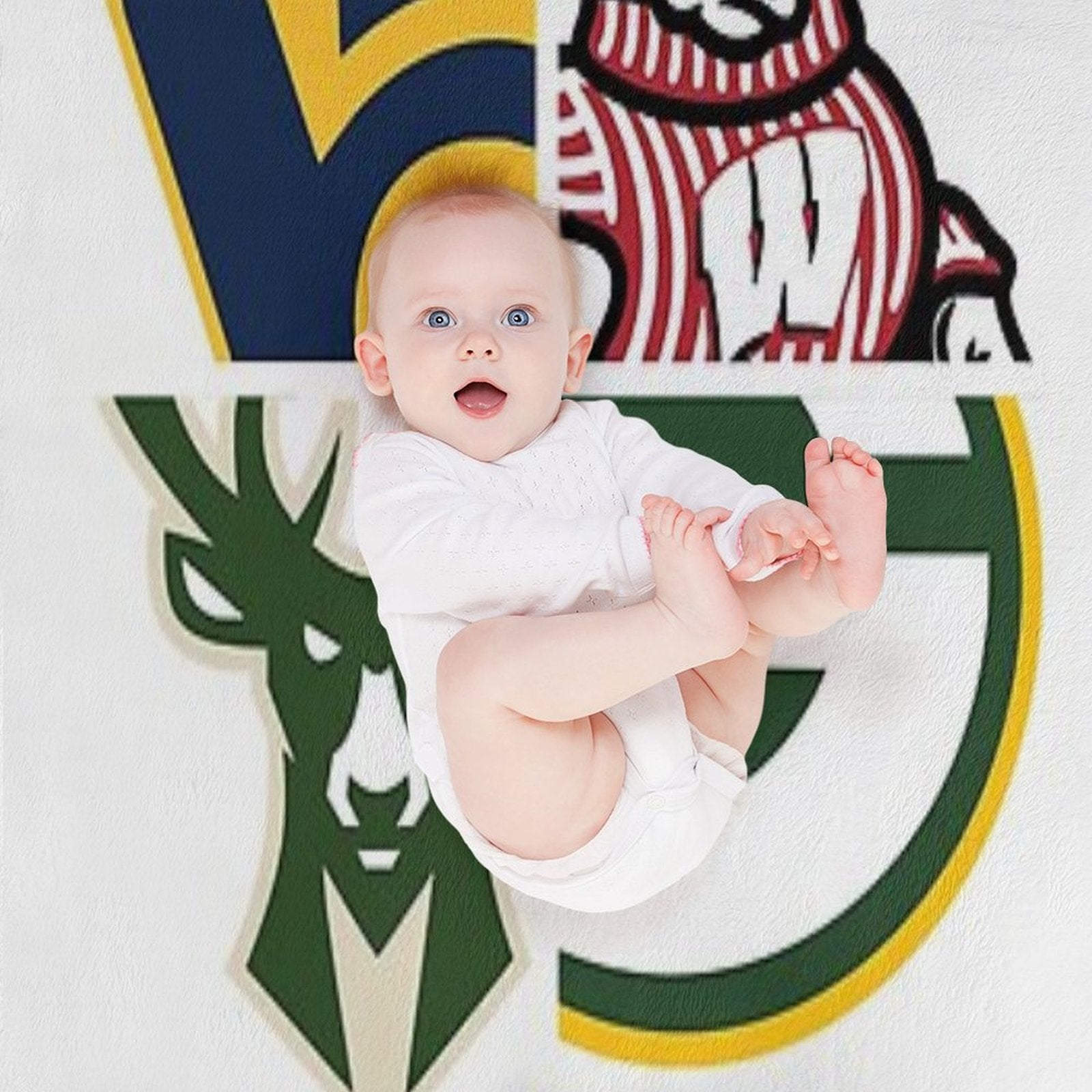 Wisconsin Sports Versatility Throw Blanket