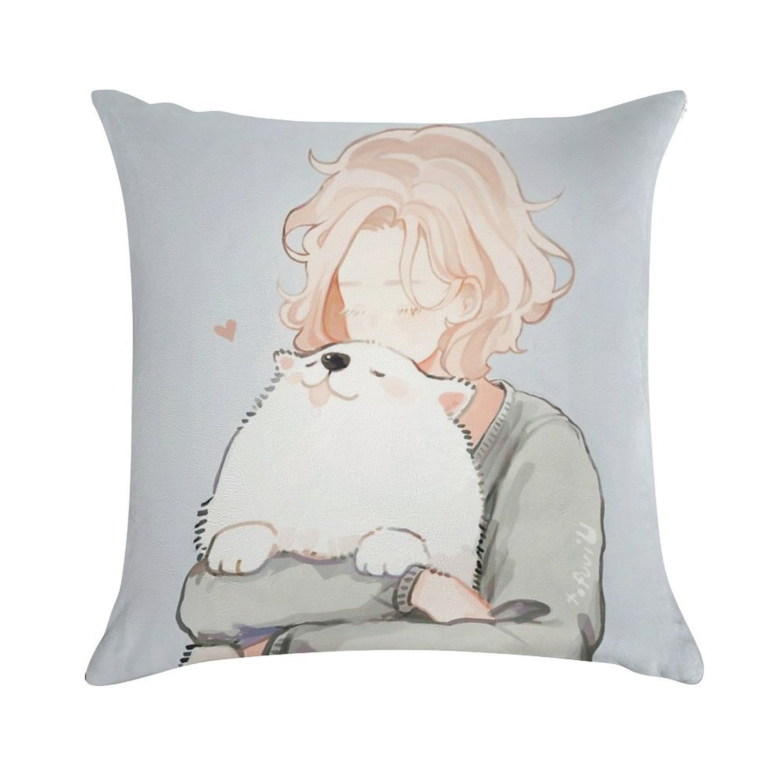 A Poof. Soft Shrink-Resistant Throw Pillow