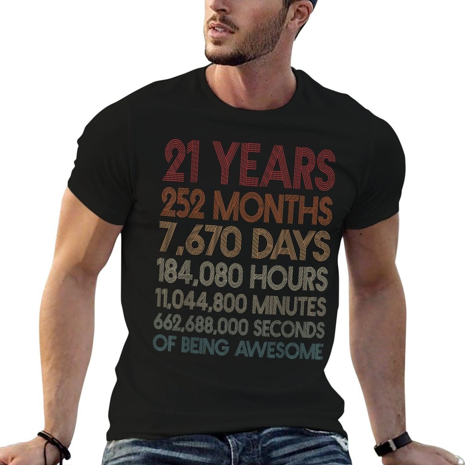 21 Years Of Being Awesome Boys And Girls 21st Birthday  Classic T-Shirt