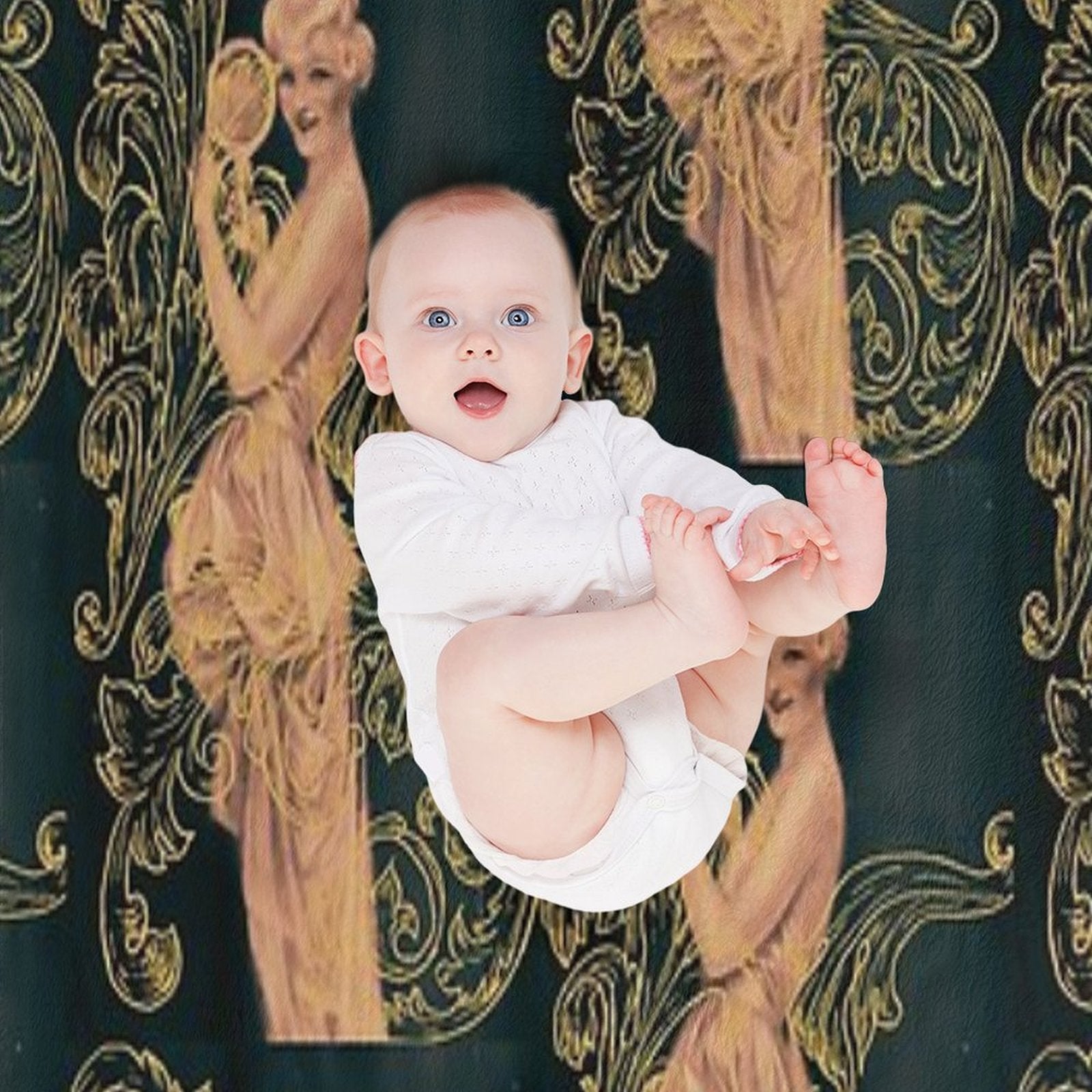 Golden Beauty Comfort Throw Blanket