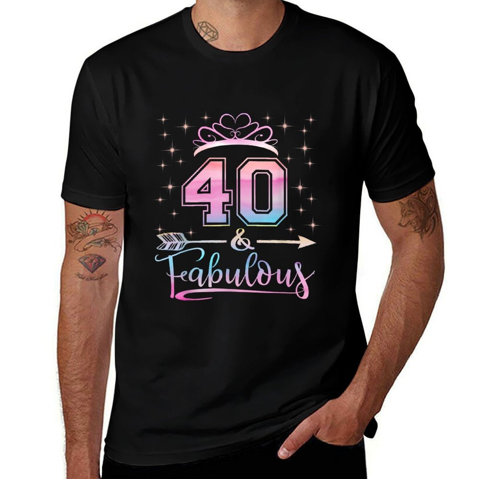 40 And & Fabulous 1982 40Th Birthday Gift For Womens  Stretchy T-Shirt