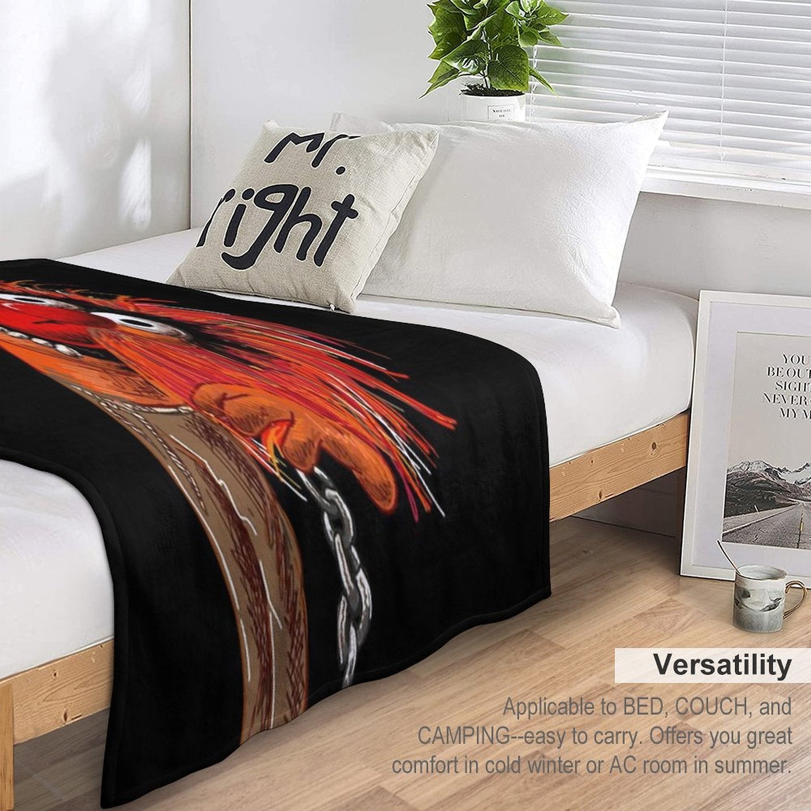 Animal The Muppets Travel-friendly Throw Blanket