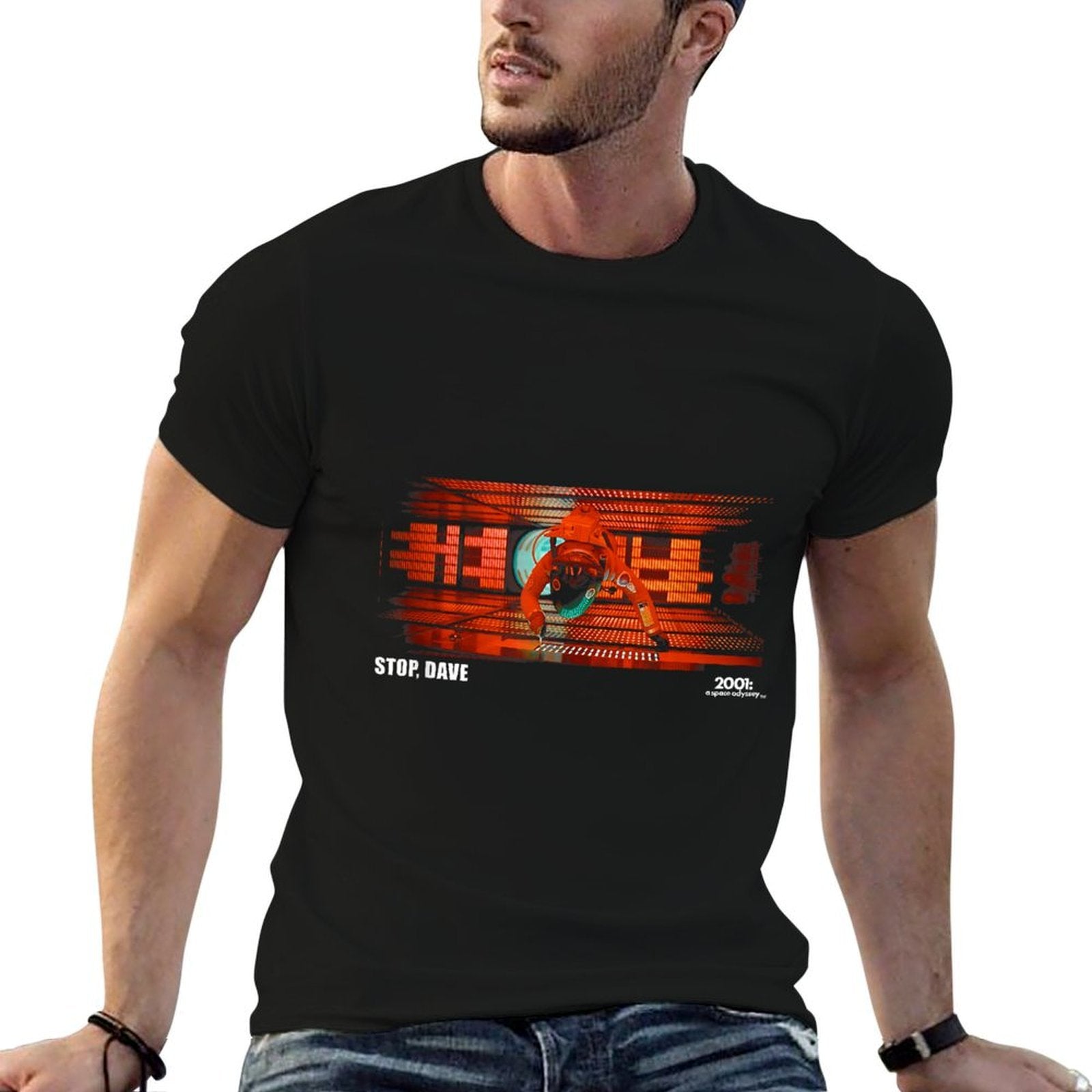 2001 A Space Odyssey Stop Dave  High-quality Stitching T-Shirt