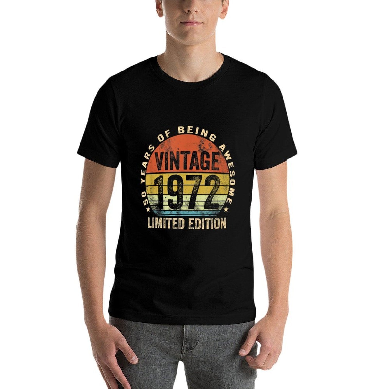 50 Year Old Vintage 1972 Limited Edition 50th Birthday Retro  Vintage-inspired T-Shirt