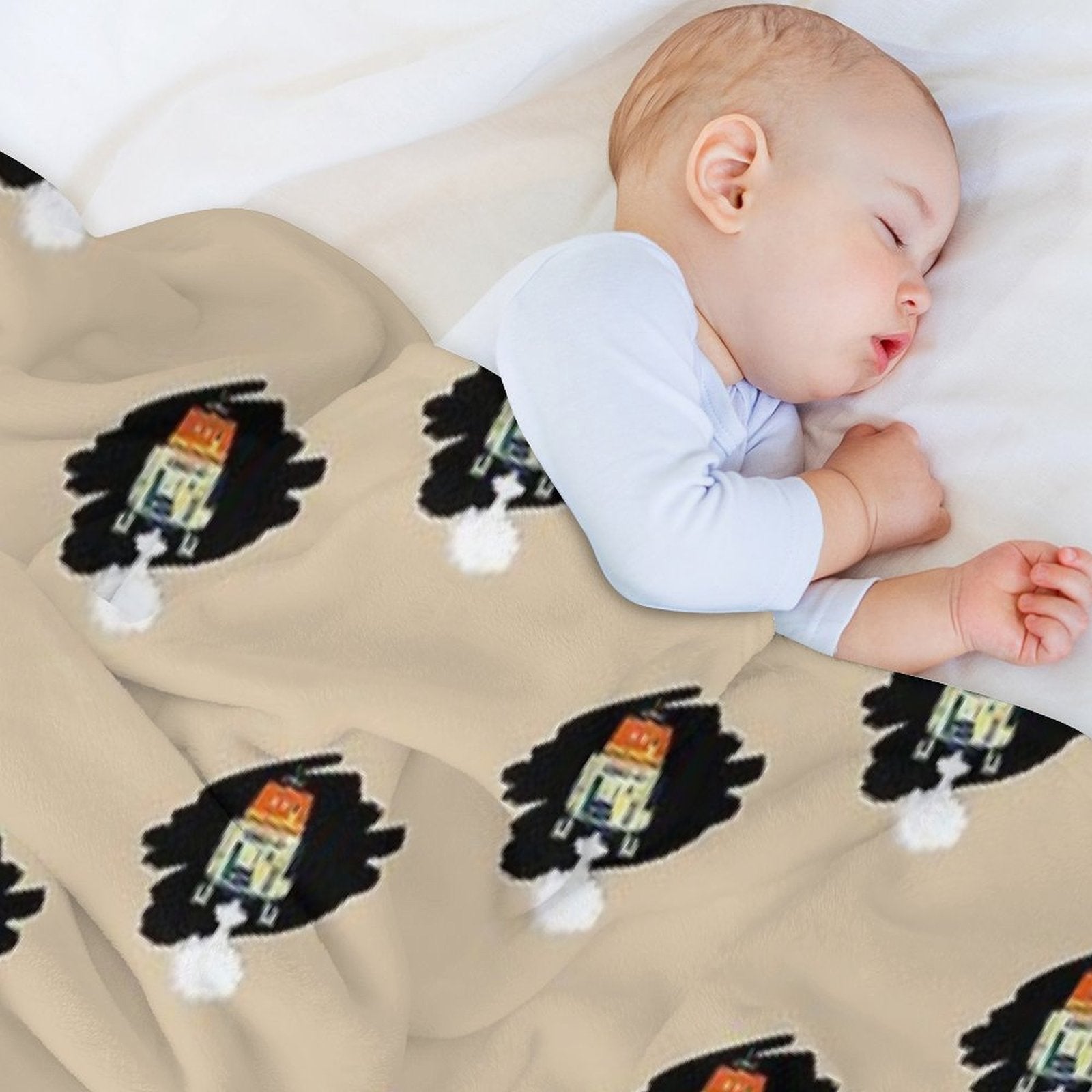 Chop in Space Eco-conscious Throw Blanket