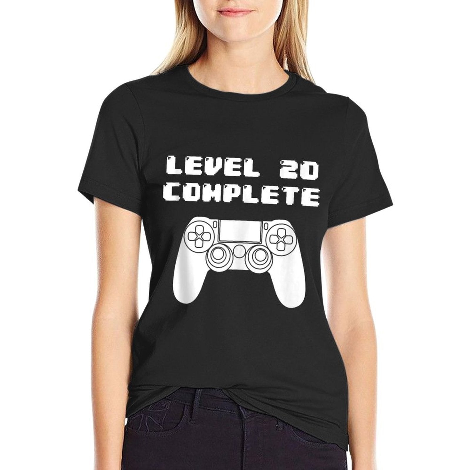 20th Birthday - 20 Years Old Video Gaming, Bday  Easy-care T-Shirt