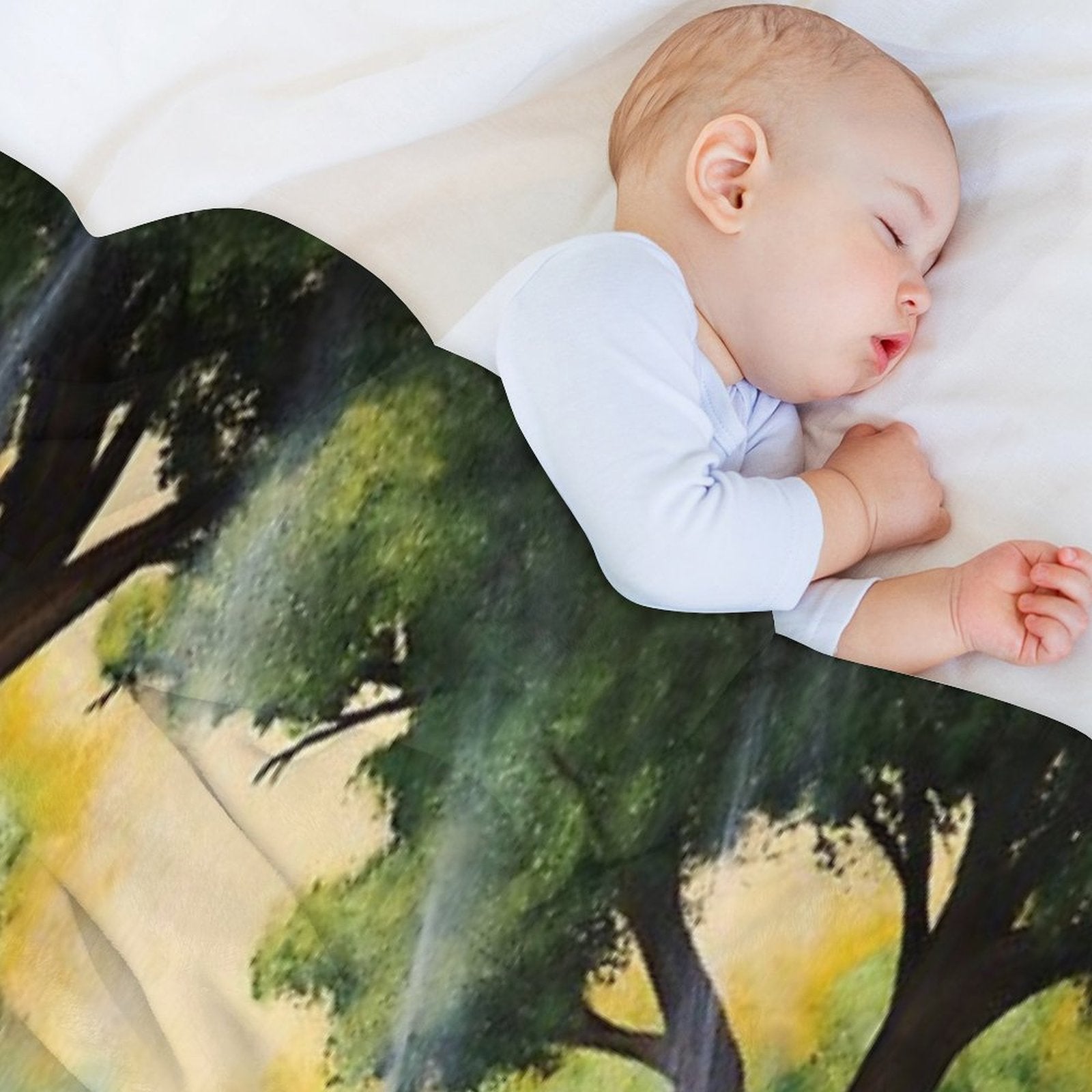 Pedestal of Time Shrink-resistant Throw Blanket