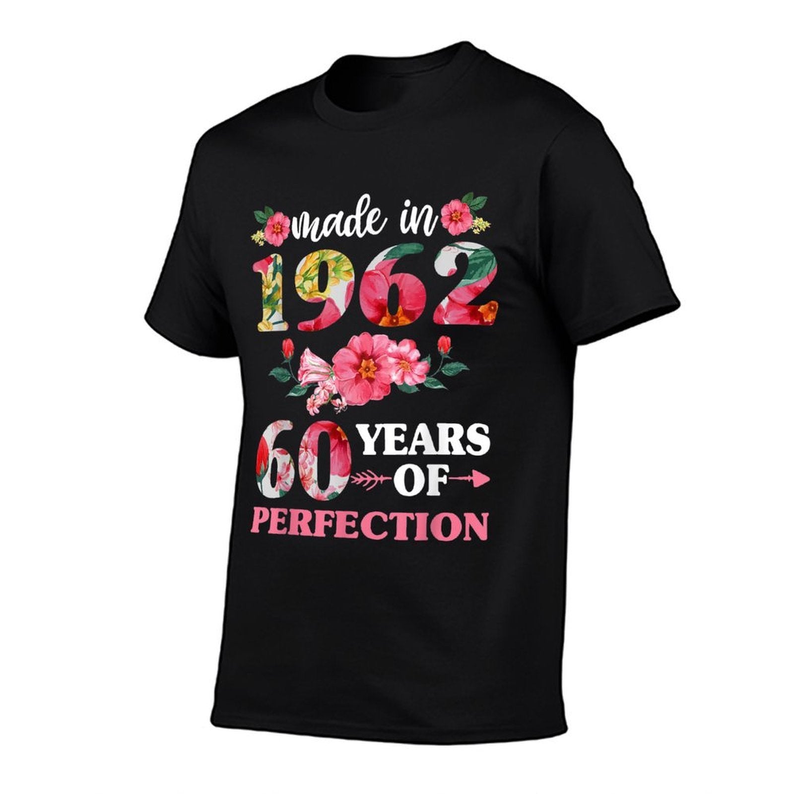 60th Birthday For Women, Made in 1962 60 Of Perfection  Eco-friendly Material T-Shirt
