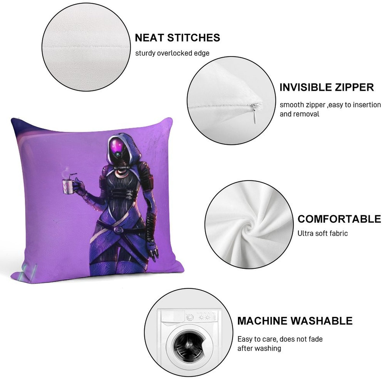 Good Morning, Commander Soft Multiple Sizes Throw Pillow