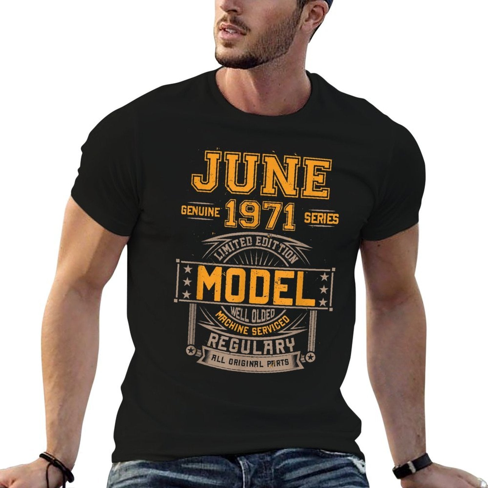 50 Years Old 50th Birthday Decoration June 1971  Affordable Price T-Shirt