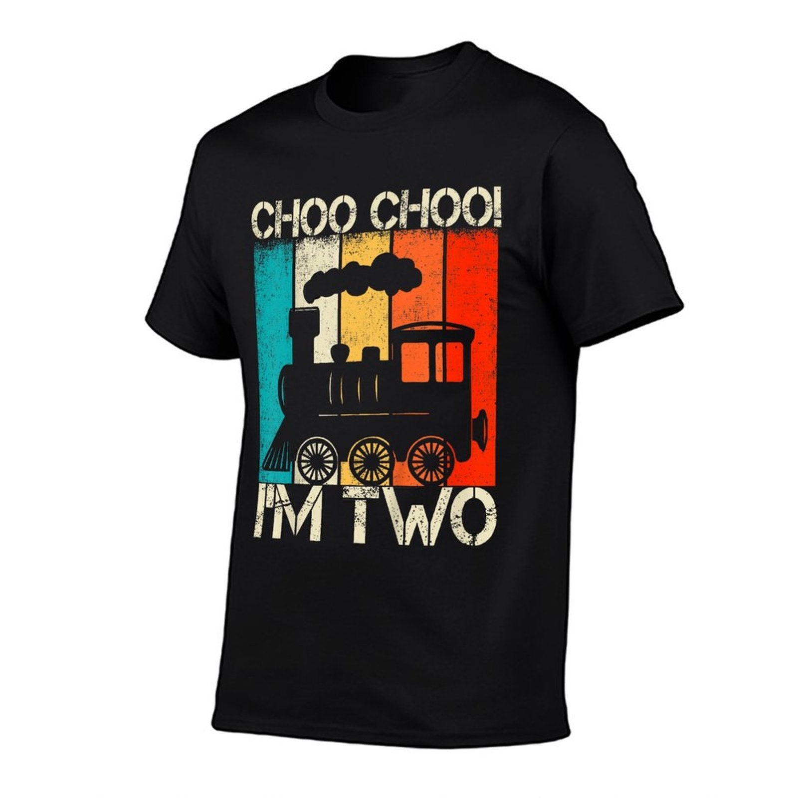 Kids Choo Choo Im Two Locomotive Train Boy 2nd Birthday Trains  Odor-resistant T-Shirt