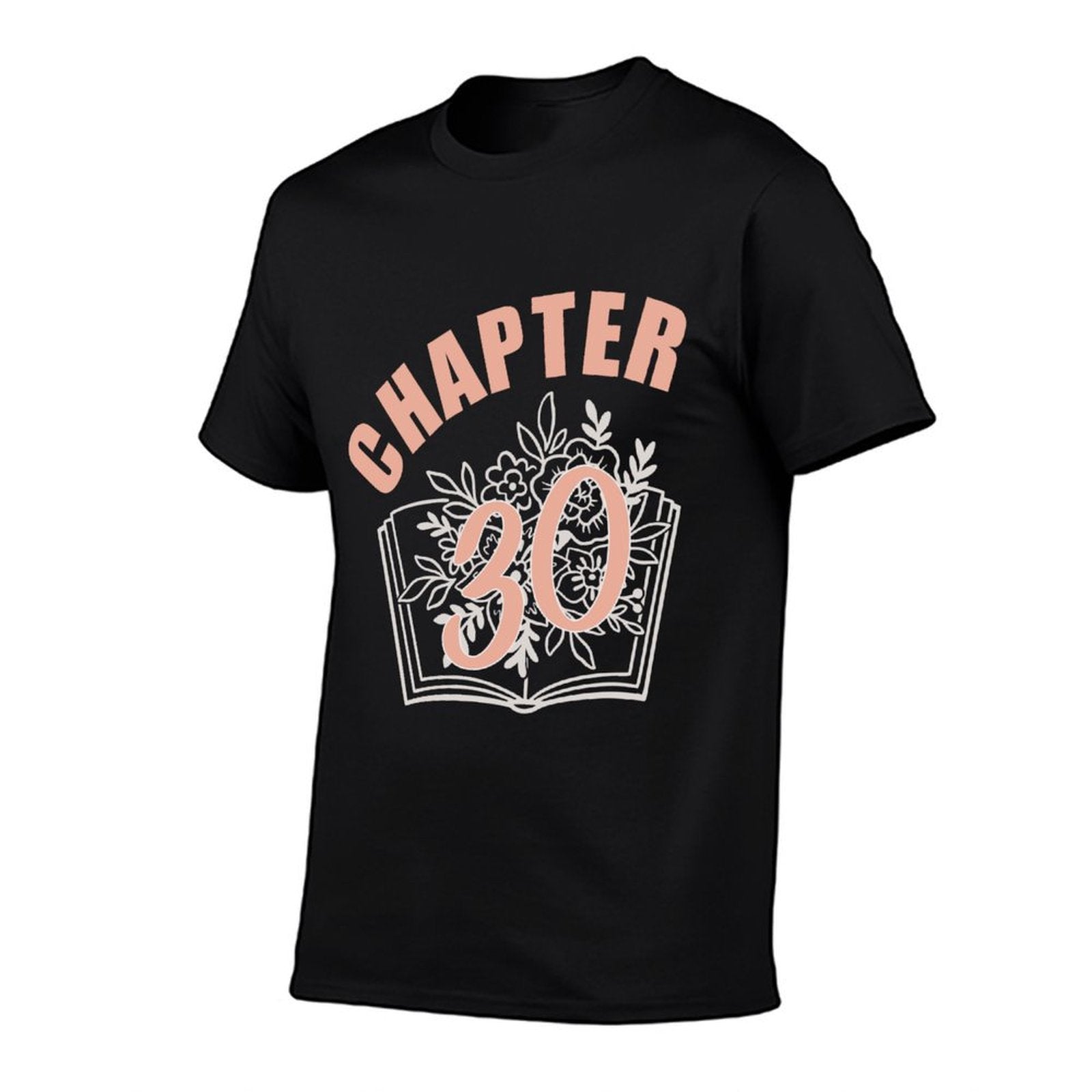 Chapter 30 Birthday Women Book Lover 30th Birthday  Rolled Sleeves T-Shirt