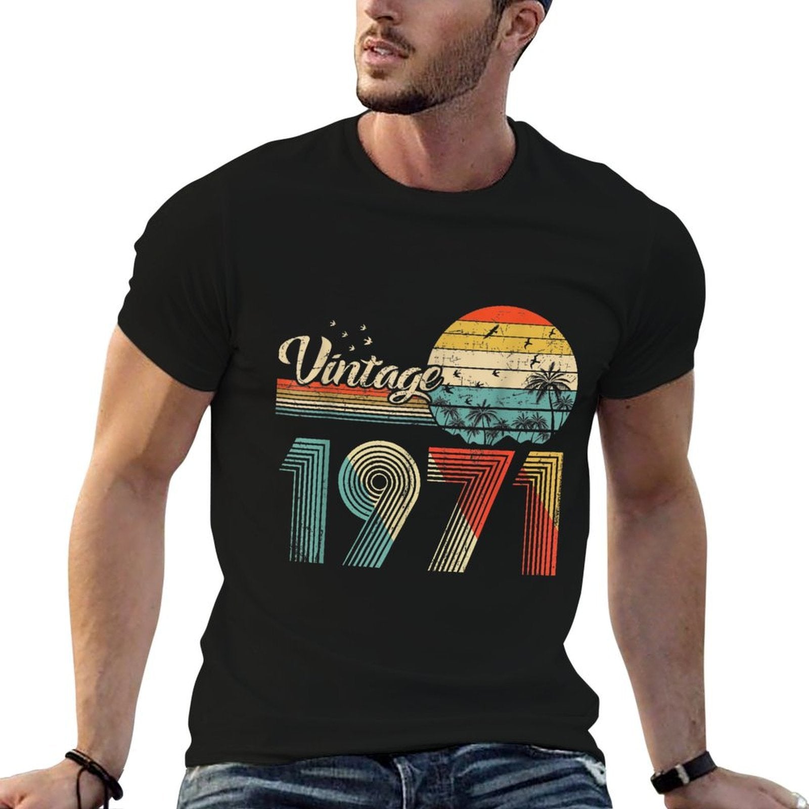 50 Years Old Vintage 1971 50th Birthday  Eco-friendly Material T-Shirt